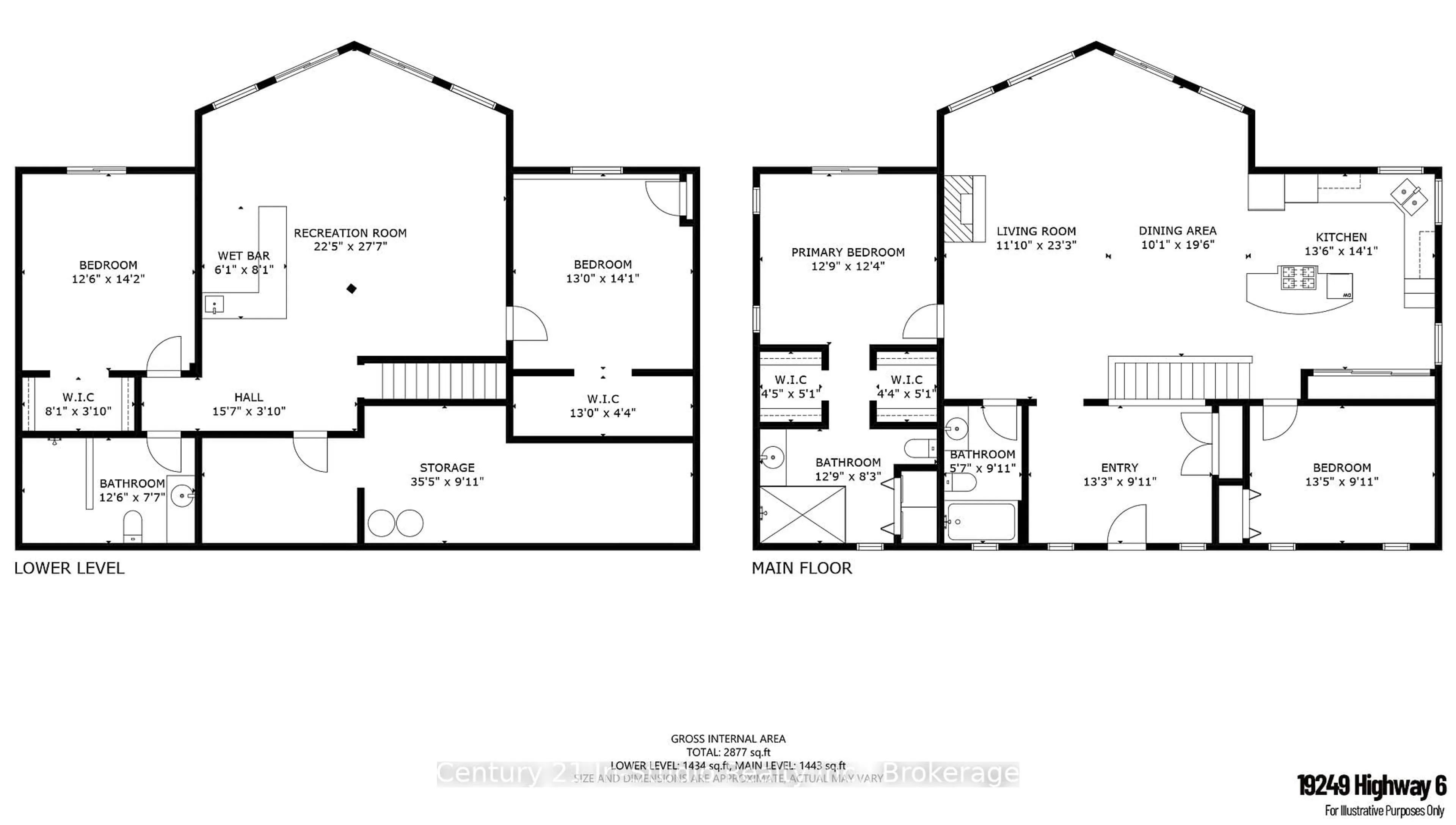 Floor plan for 019249 6 Highway, Georgian Bluffs Ontario N0H 2T0