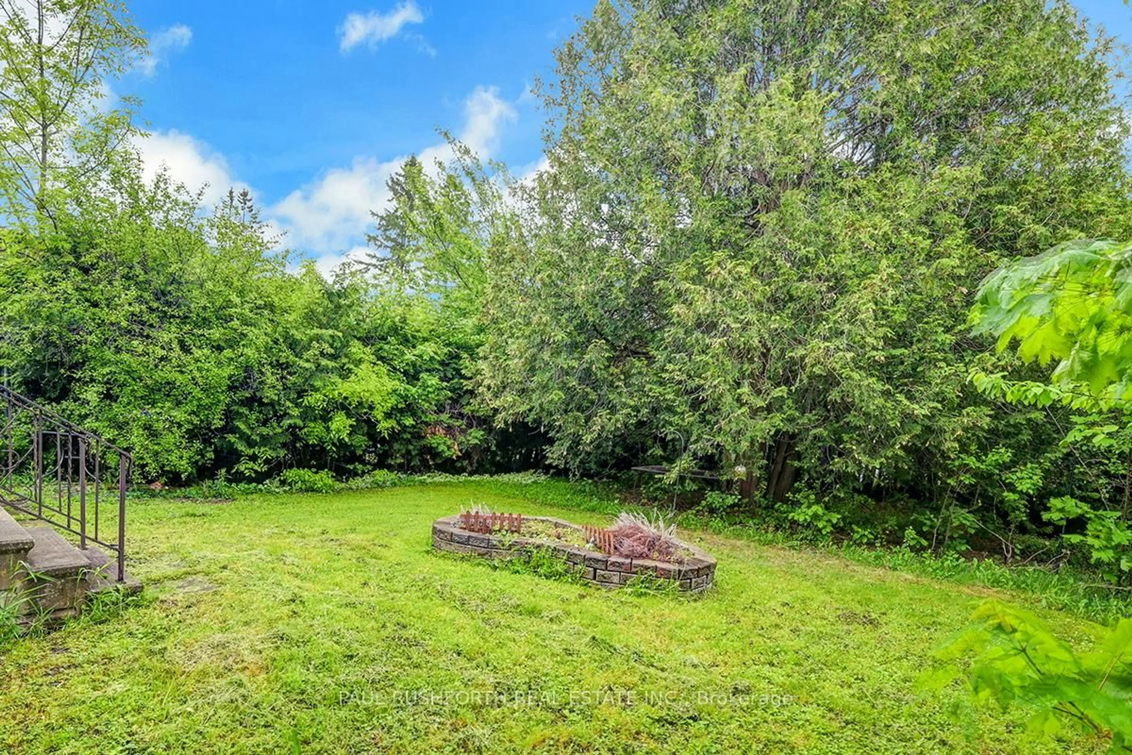 Patio, forest/trees view for 40 Ashburn Dr, Ottawa Ontario K2E 6N3