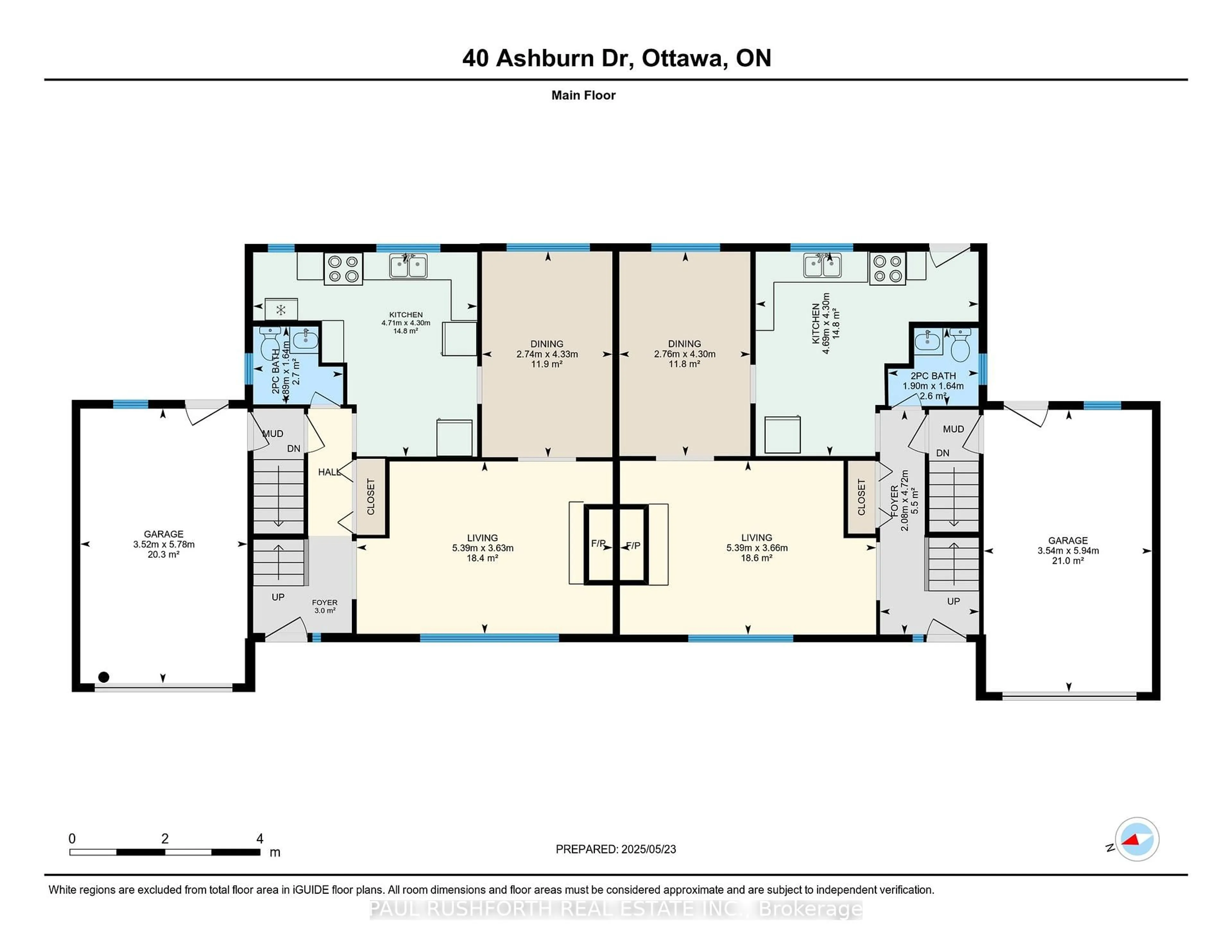 Floor plan for 40 Ashburn Dr, Ottawa Ontario K2E 6N3