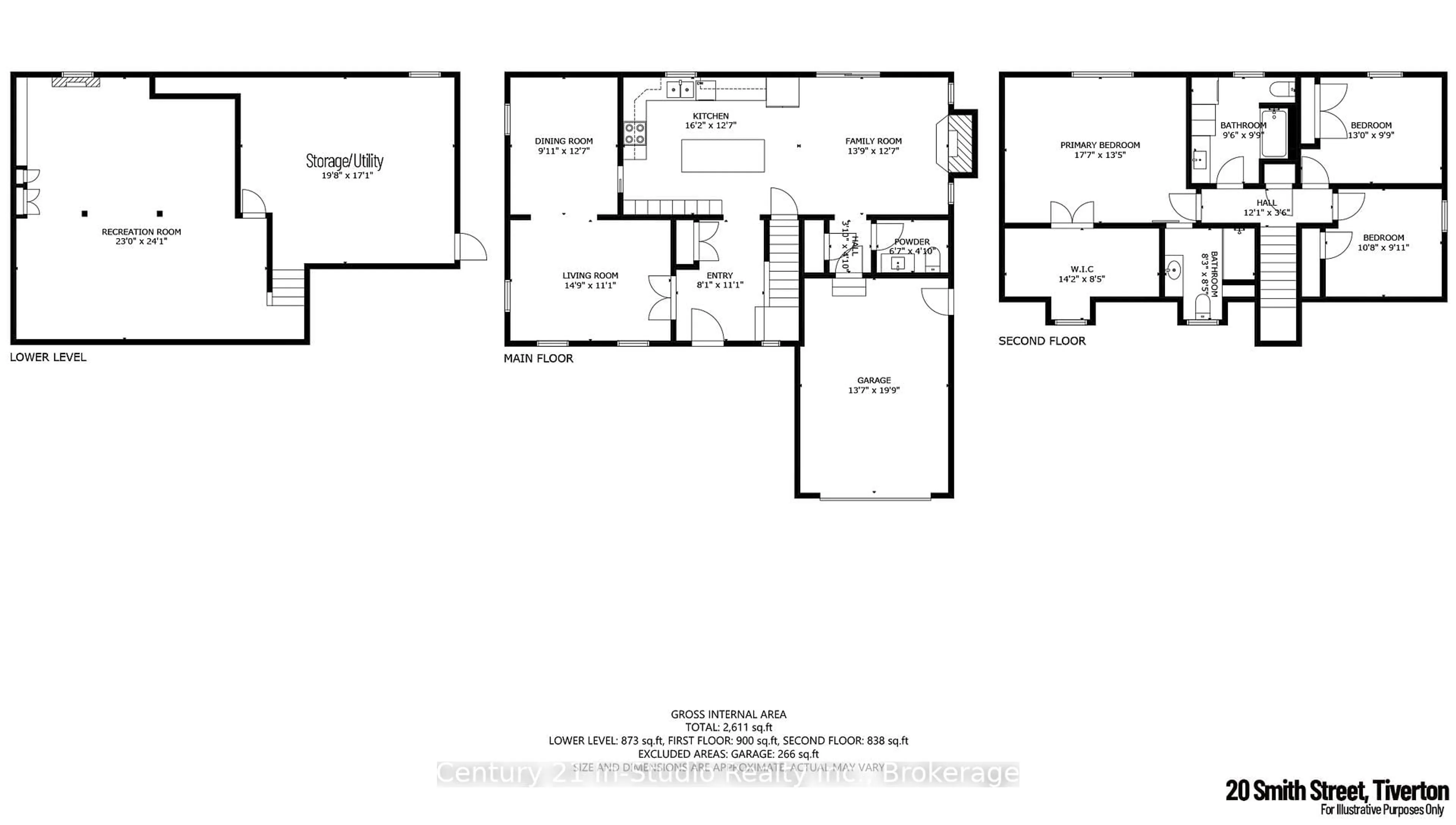 Floor plan for 20 Smith St, Kincardine Ontario N0G 2T0