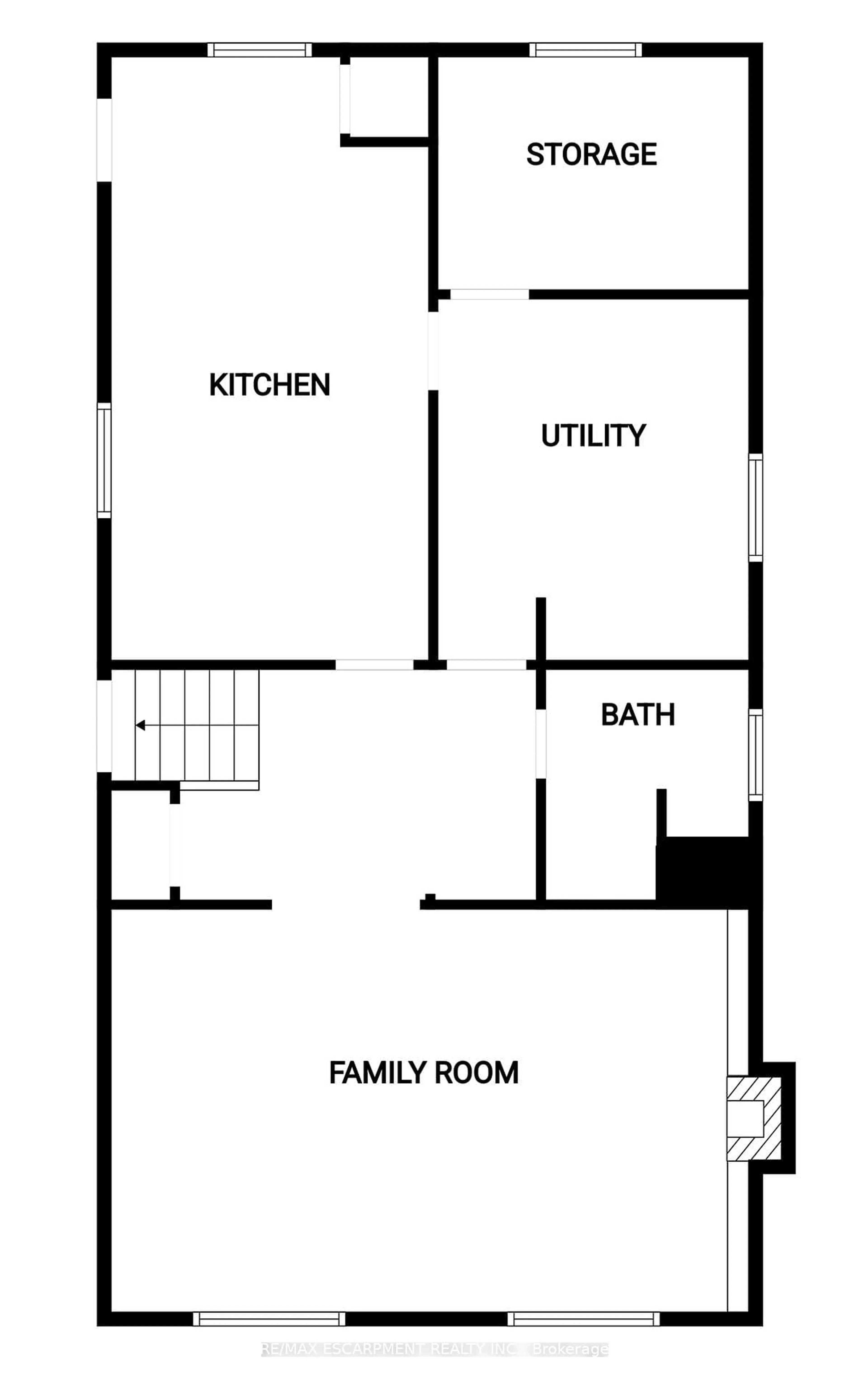 Floor plan for 18 Villa Crt, Hamilton Ontario L8W 1M2