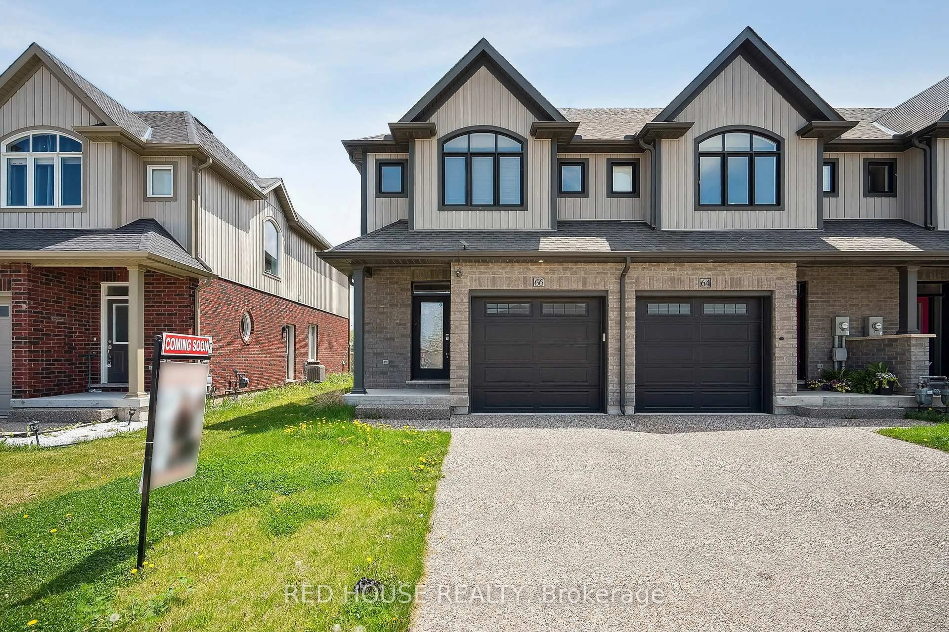 Home with brick exterior material, street for 66 Venture Way, Thorold Ontario L2V 0H6