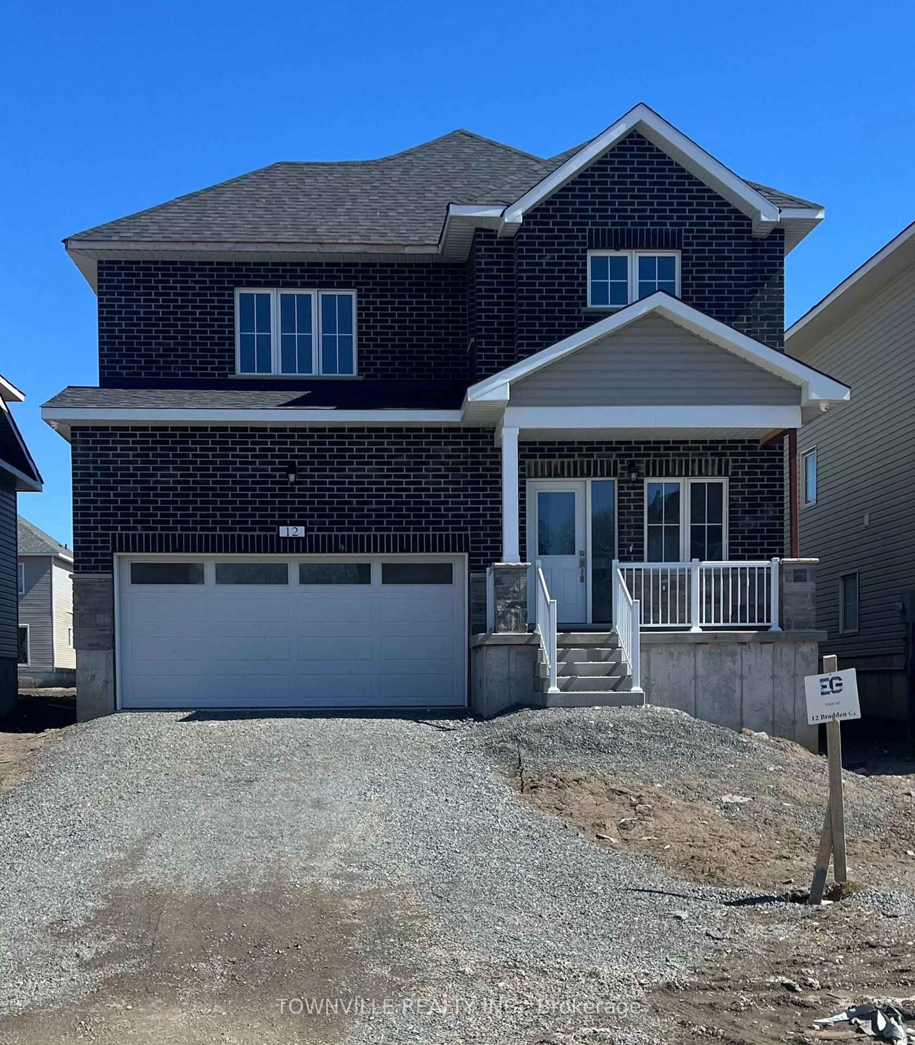Home with brick exterior material, street for 12 Bradden Cres, Belleville Ontario K8N 0T8
