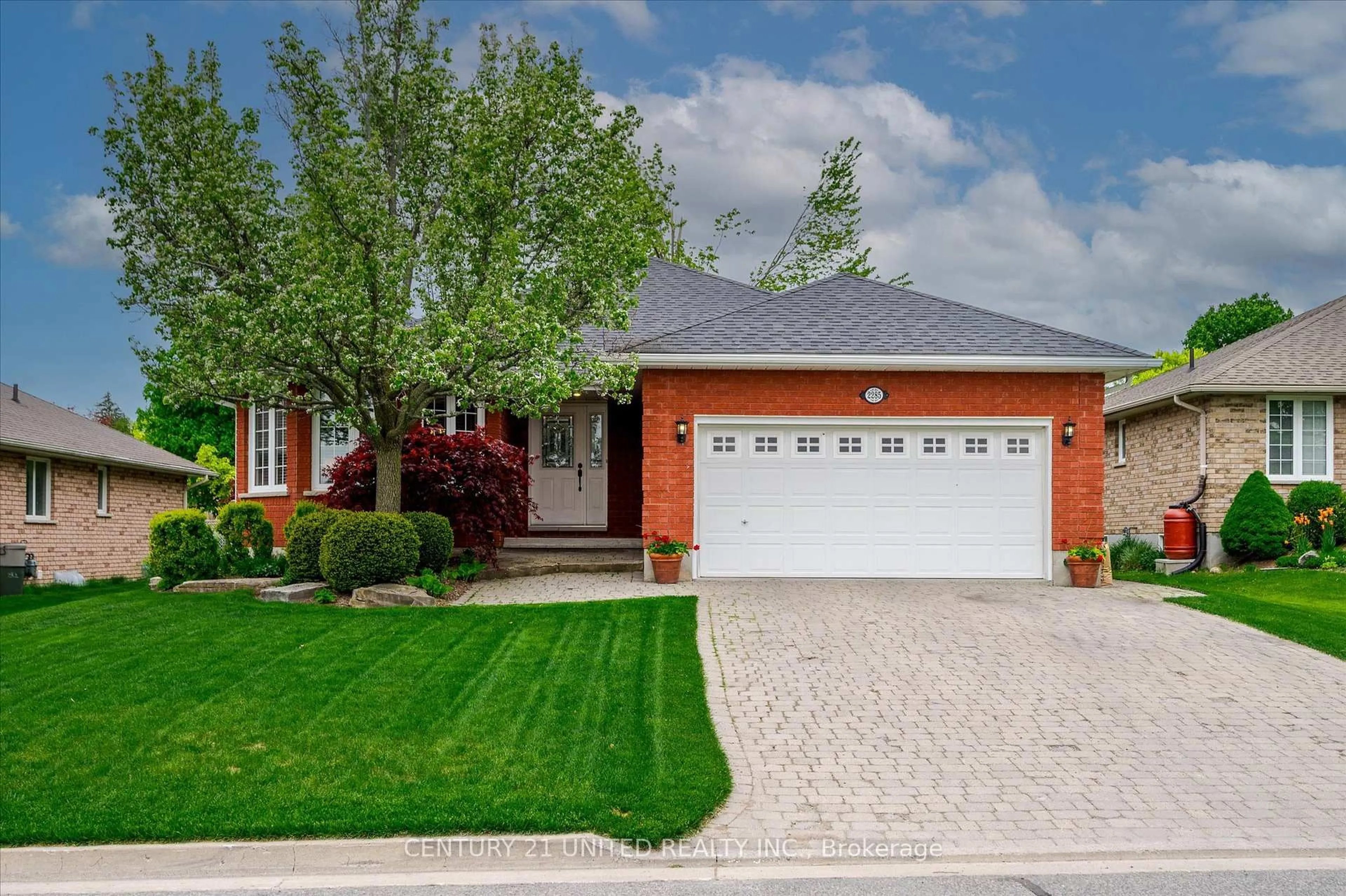 Home with brick exterior material, street for 2285 Wintergreen Tr, Peterborough West Ontario K9K 2M6