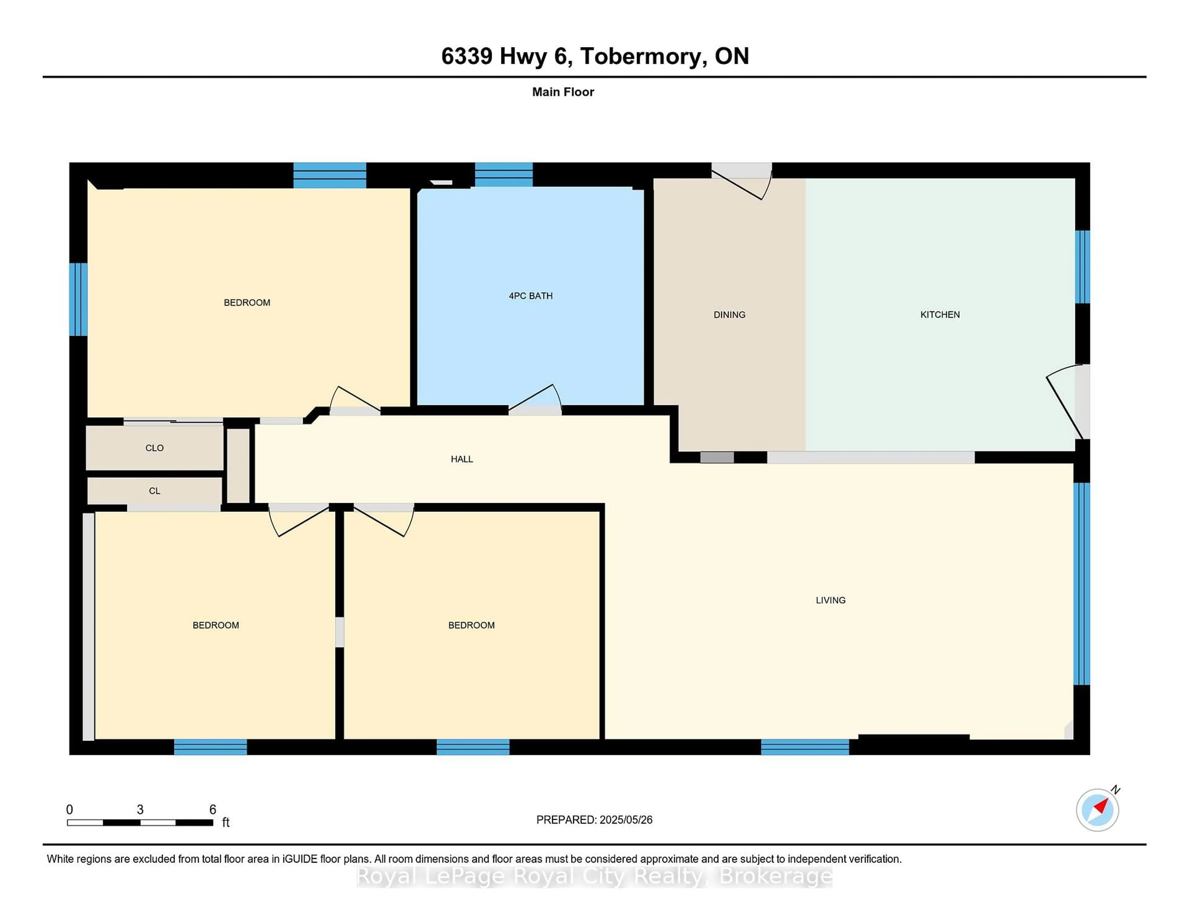 Floor plan for 6339 Highway 6 Highway, Northern Bruce Peninsula Ontario N0H 2R0