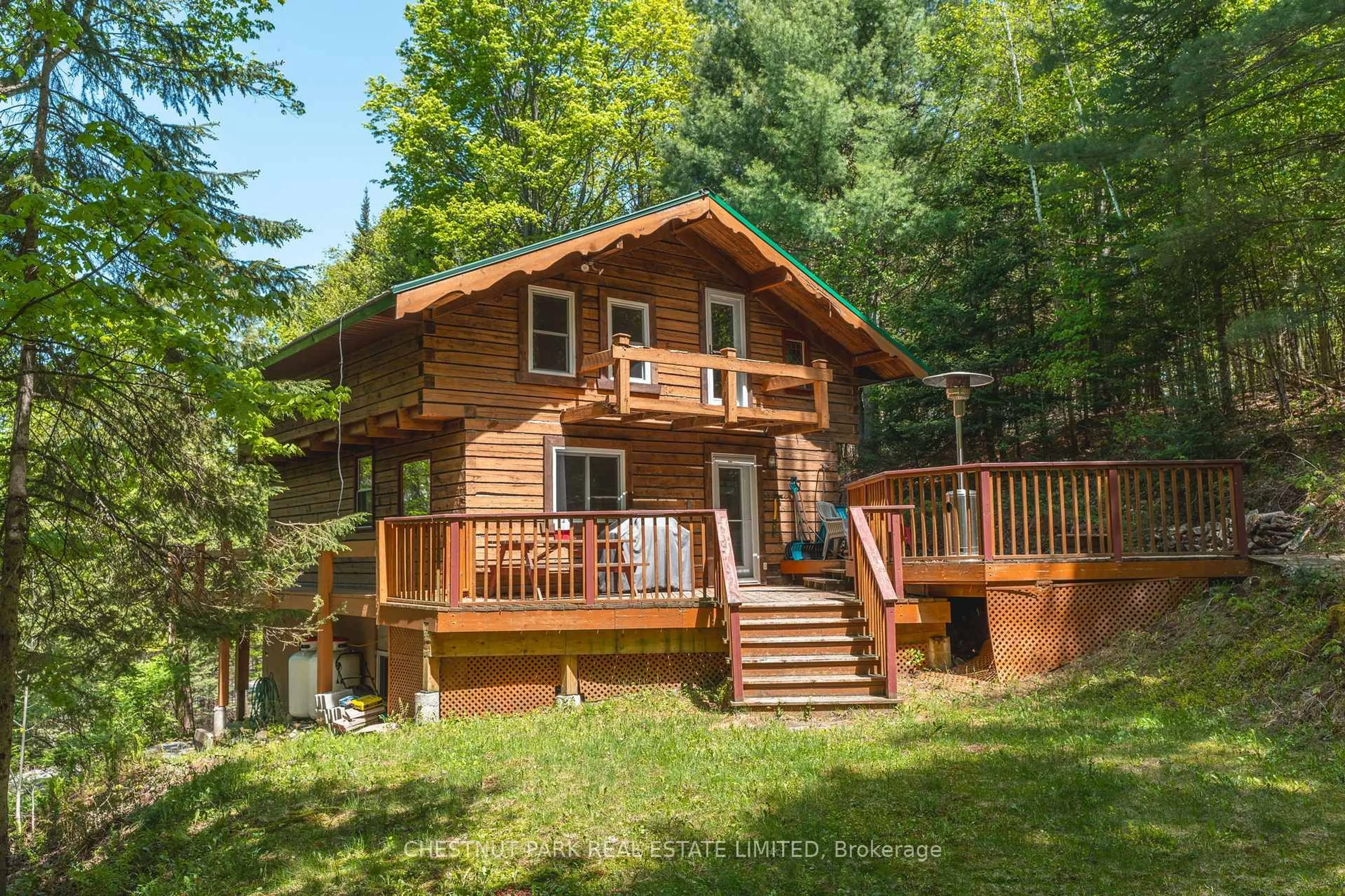 Home with vinyl exterior material, unknown for 1316 Sir Sam's Rd, Dysart et al Ontario K0M 1M0