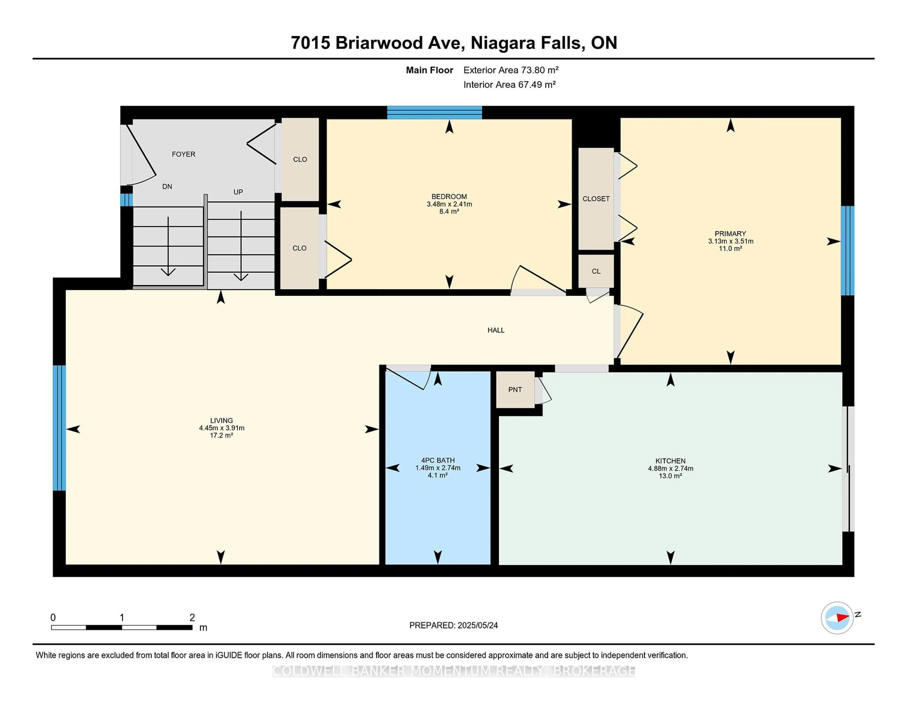 Floor plan for 7015 Briarwood Ave, Niagara Falls Ontario L2E 6X9