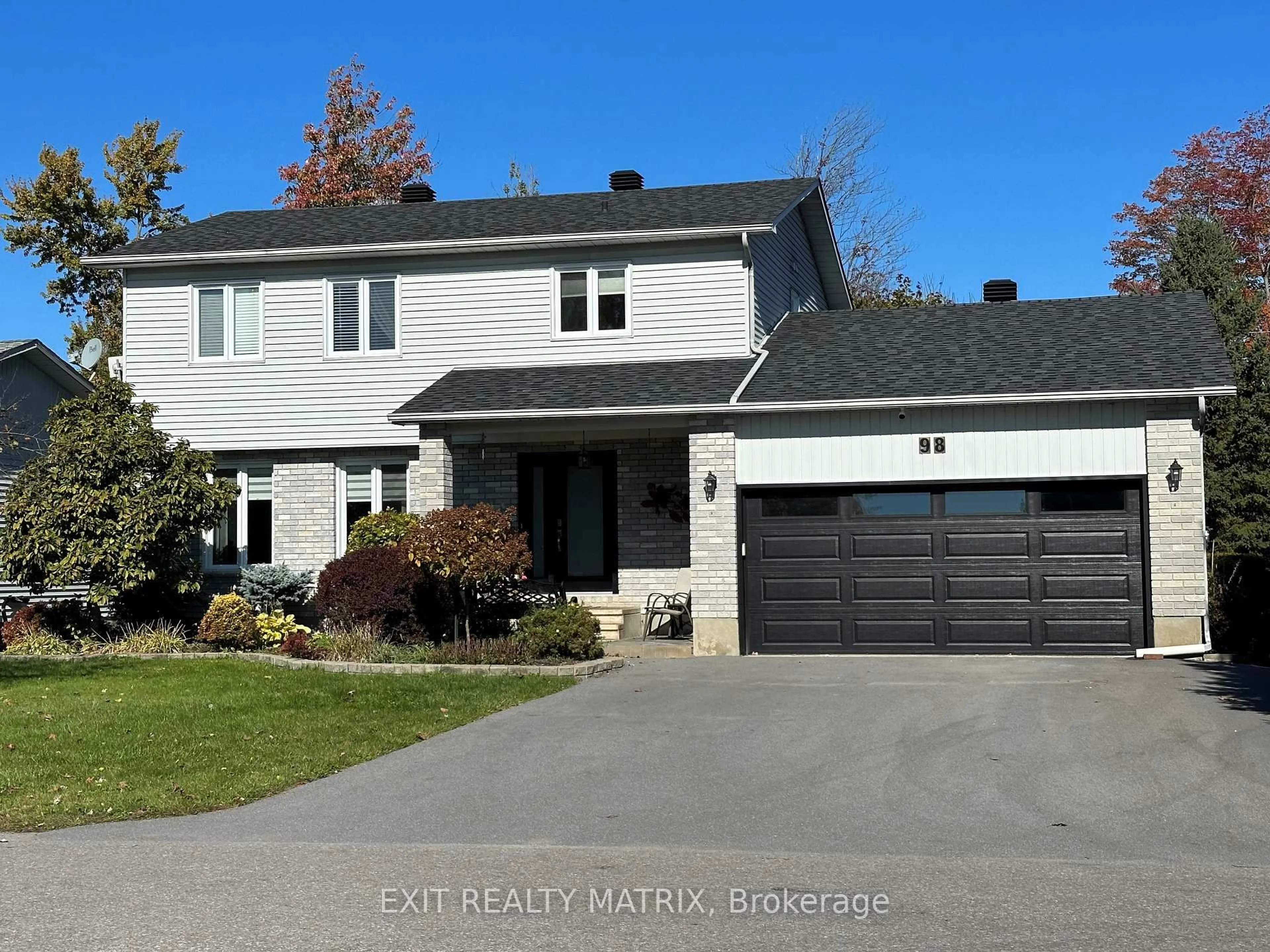 Home with vinyl exterior material, street for 98 Menard St, Russell Ontario K0A 1W1