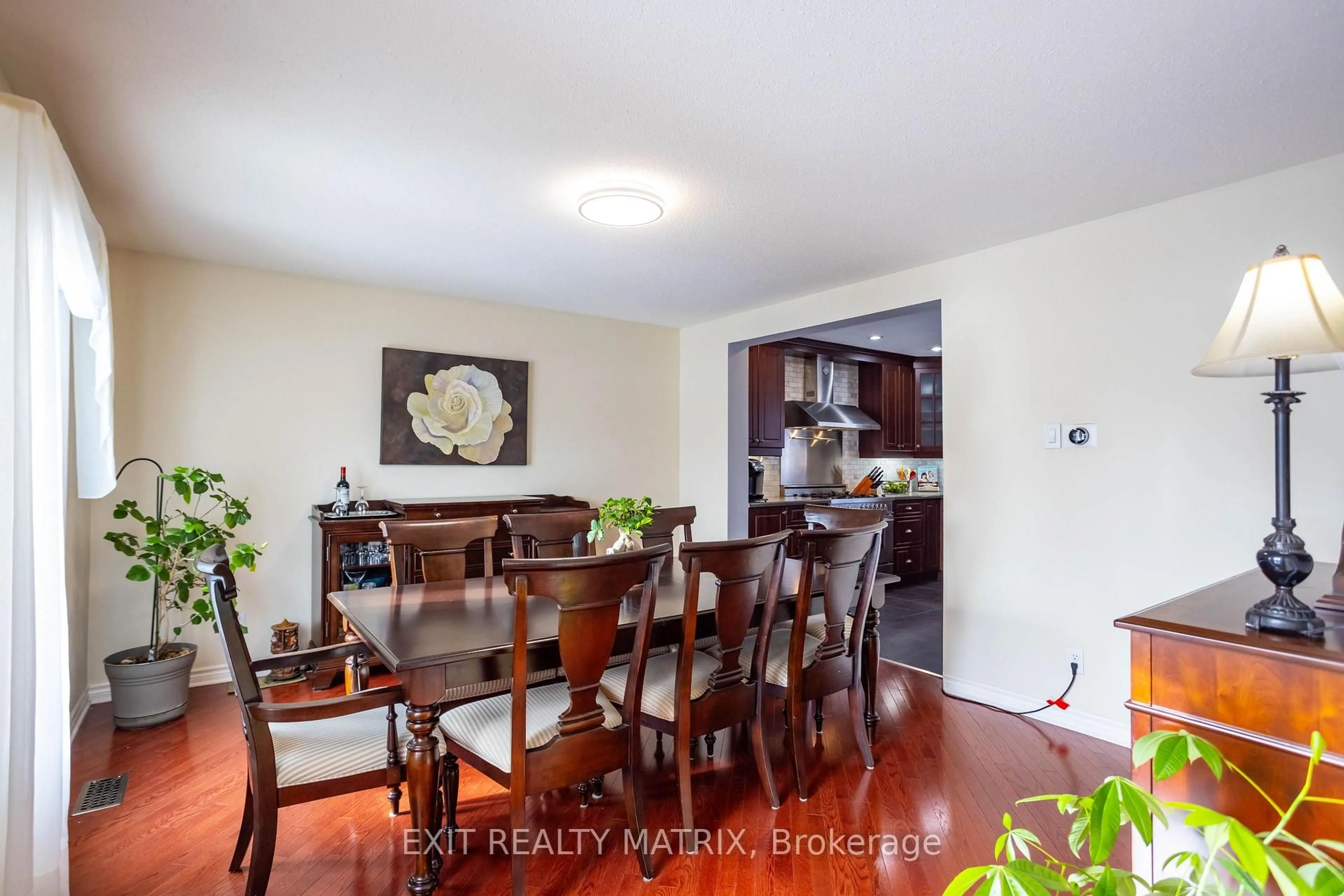 Dining room, wood/laminate floor for 98 Menard St, Russell Ontario K0A 1W1