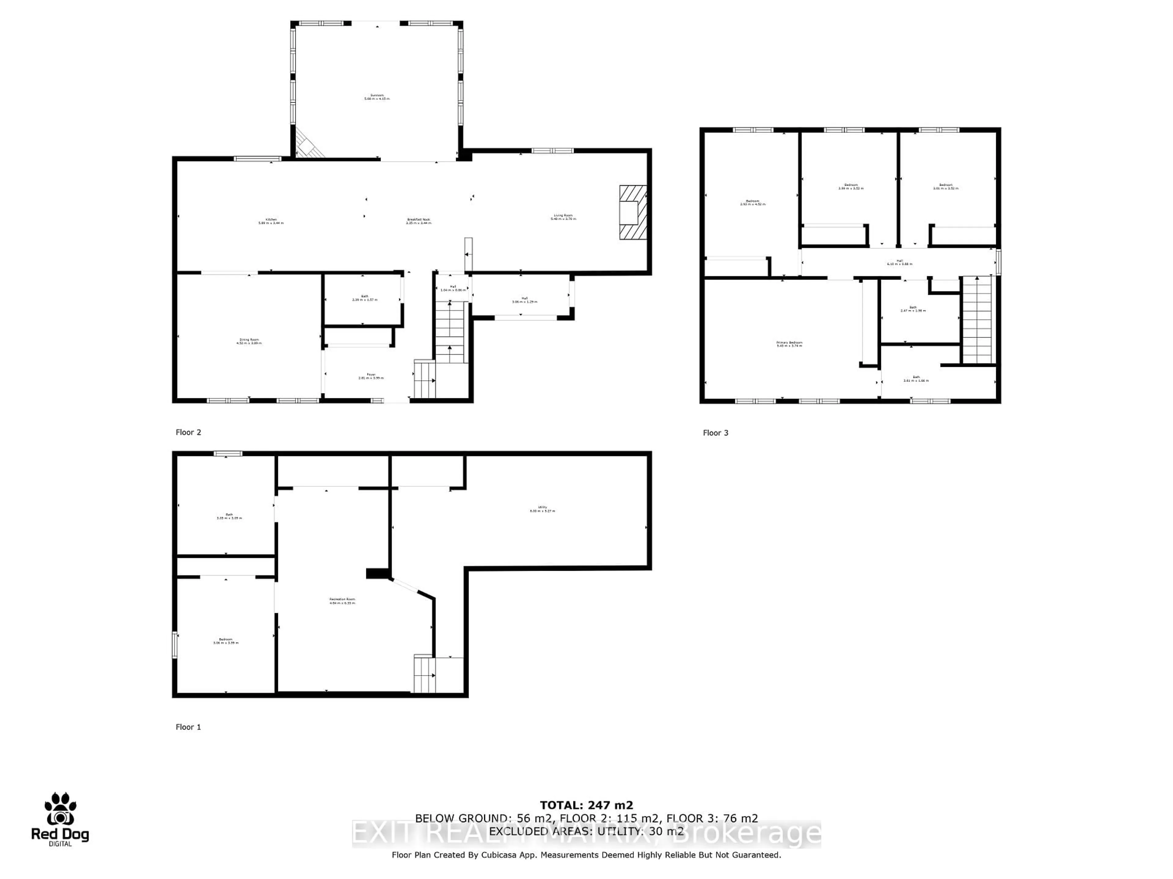 Floor plan for 98 Menard St, Russell Ontario K0A 1W1