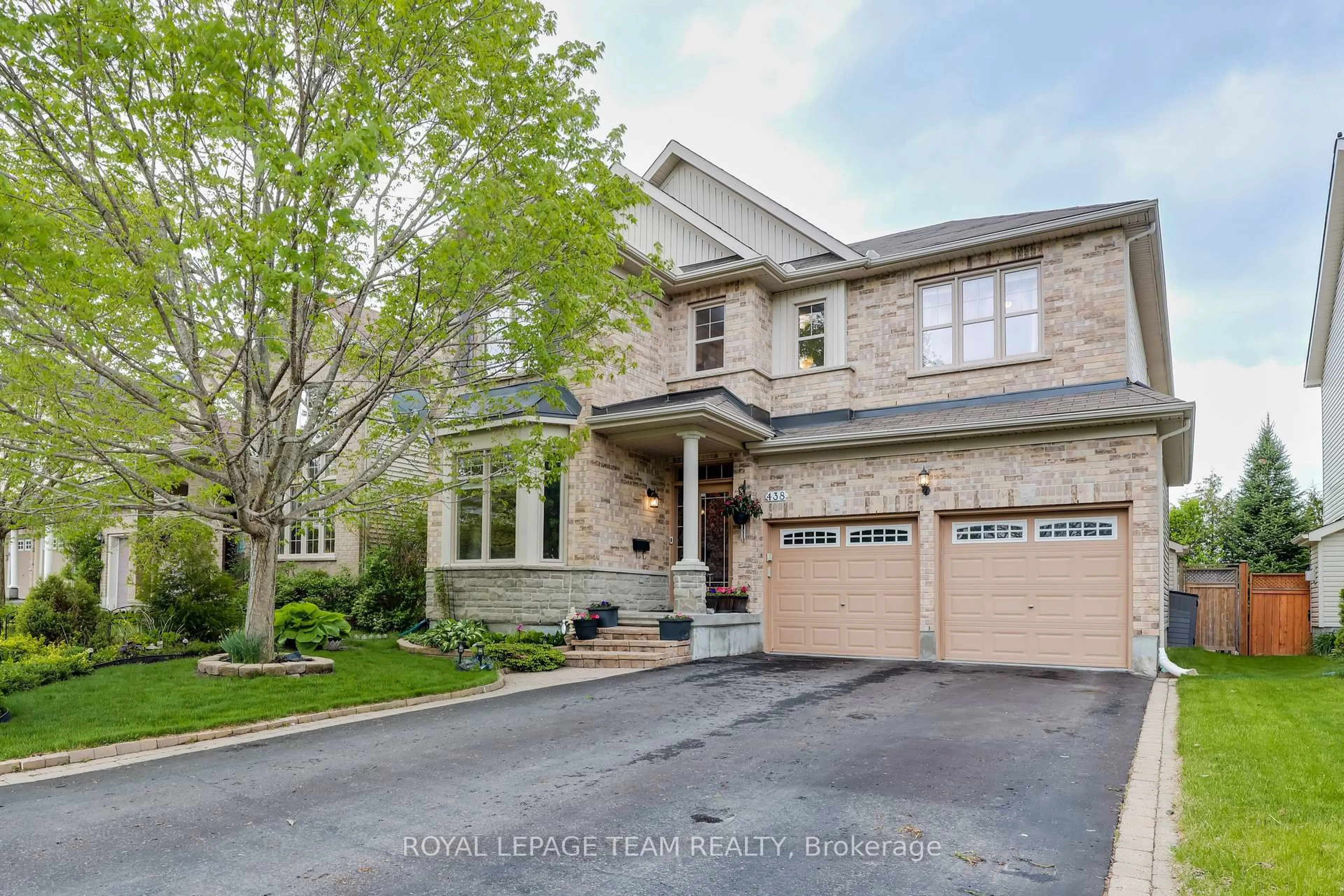 Home with brick exterior material, street for 438 Brunskill Way, Kanata Ontario K2T 0B1