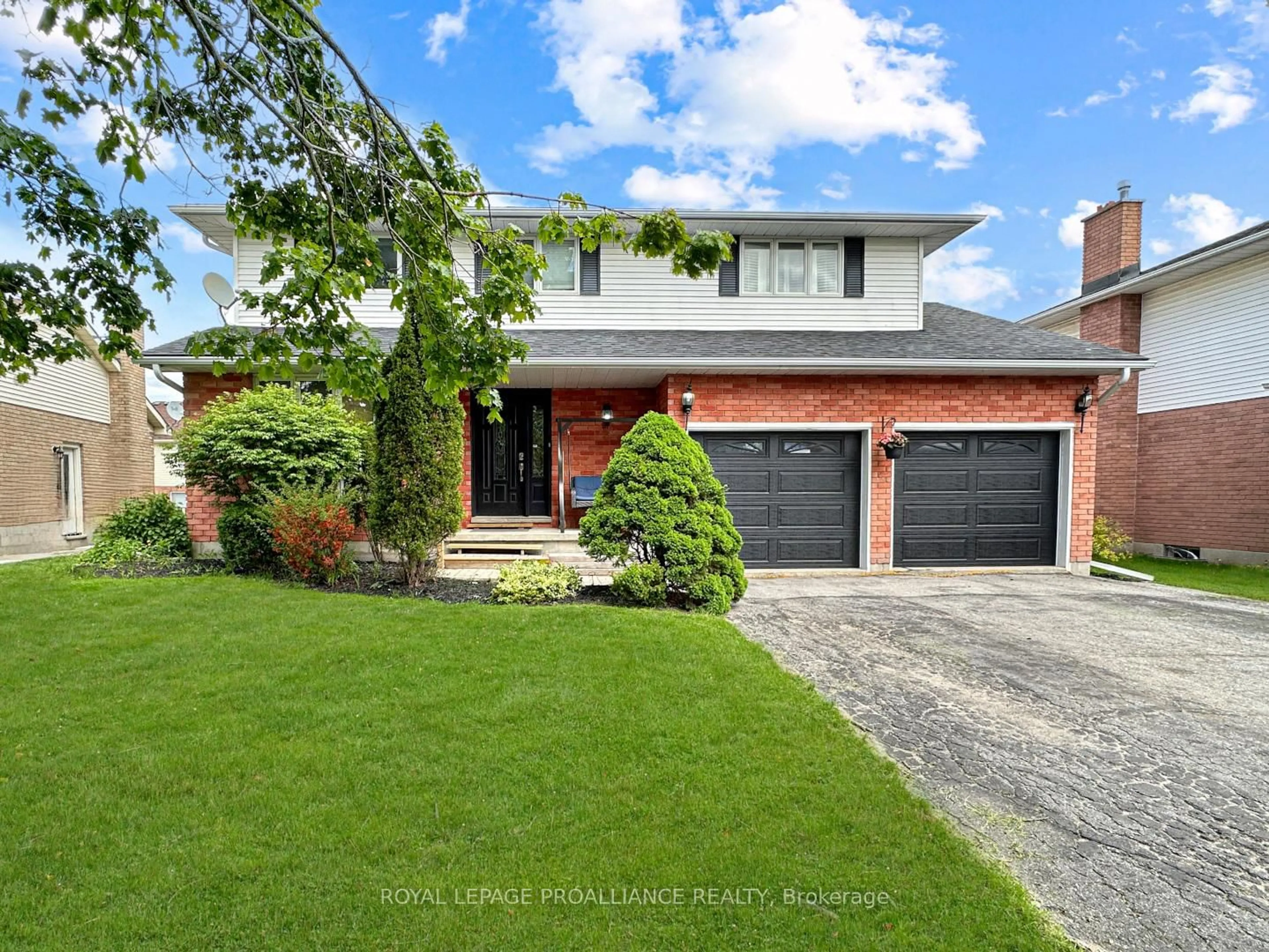 Home with brick exterior material, street for 43 Dungannon Dr, Belleville Ontario K8P 5E7