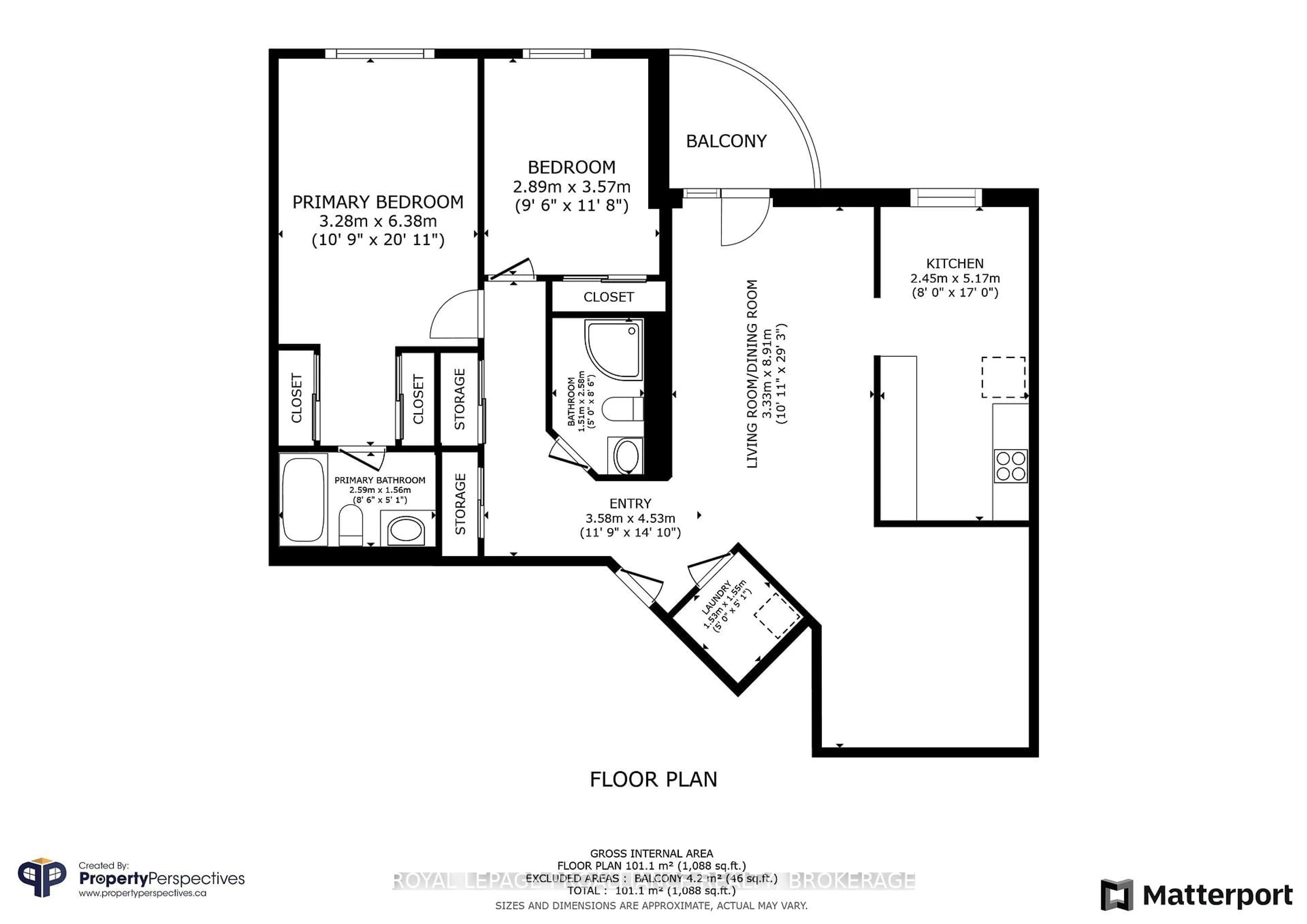 Floor plan for 130 Wright Cres #605, Kingston Ontario K7L 5R1