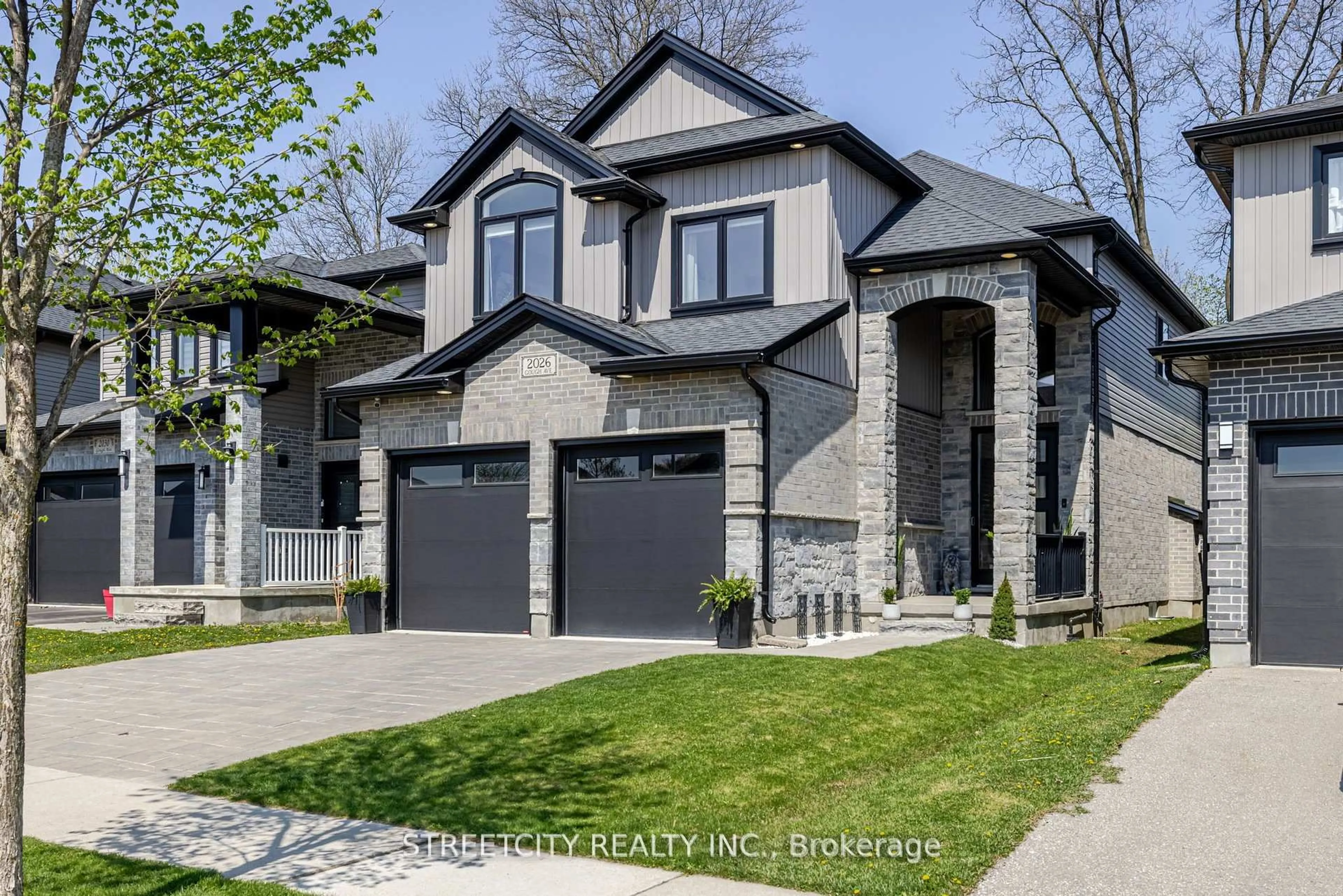 Home with brick exterior material, street for 2026 Gough Ave, London North Ontario N5X 0K4