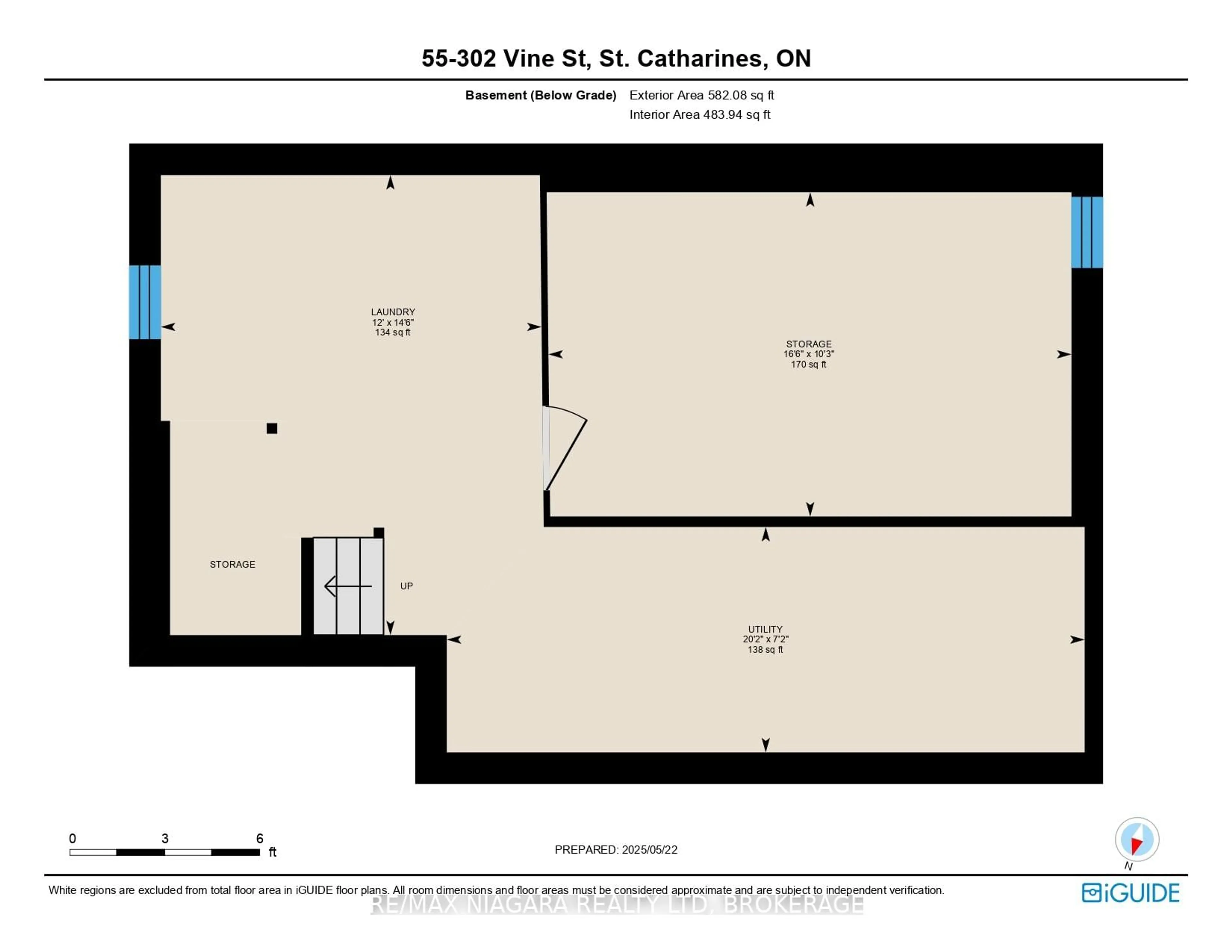 Floor plan for 302 Vine St #55, St. Catharines Ontario L2M 7M6