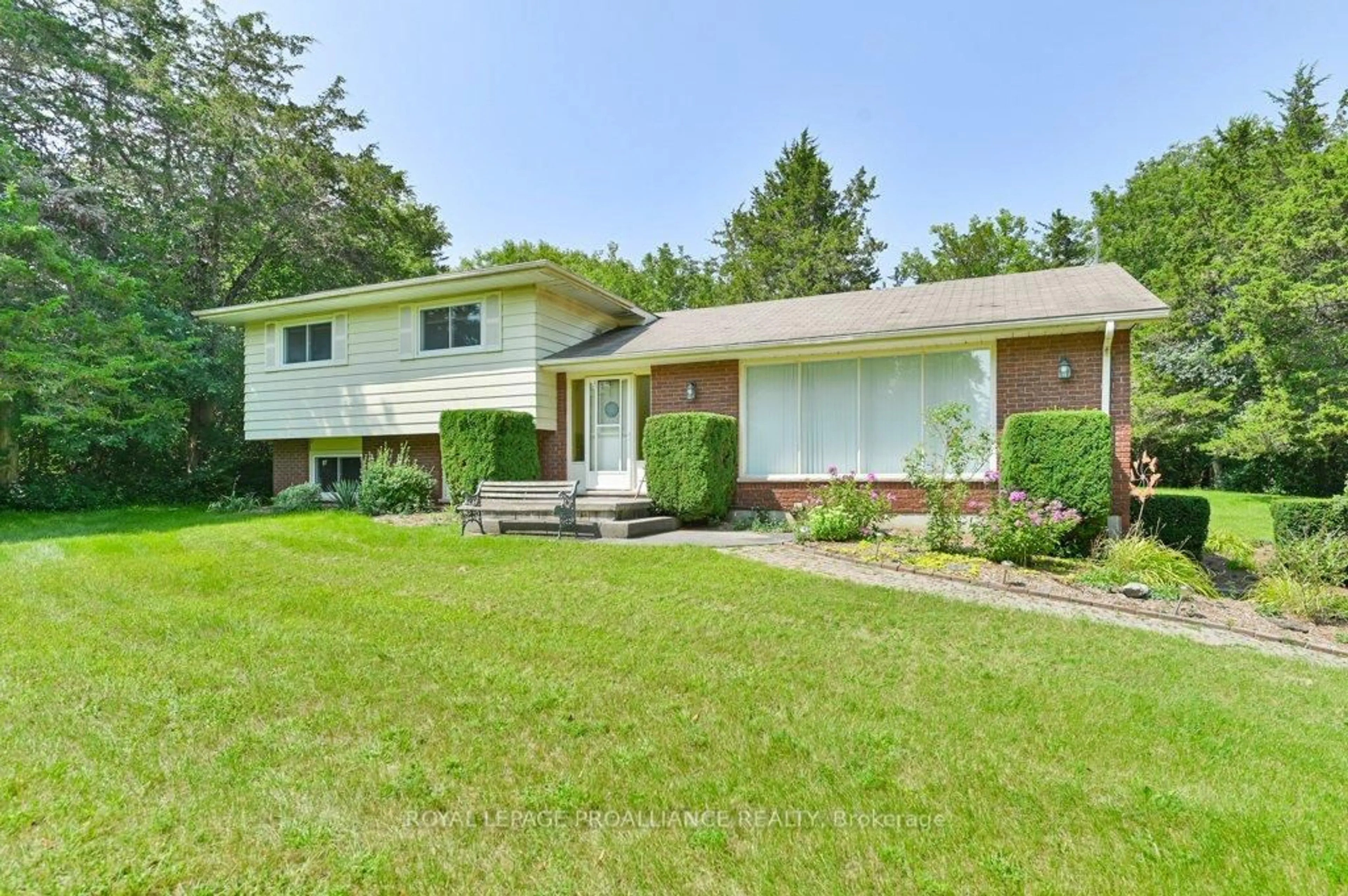 Home with vinyl exterior material, street for 789 Hearns Rd, Hastings Ontario K0K 2C0