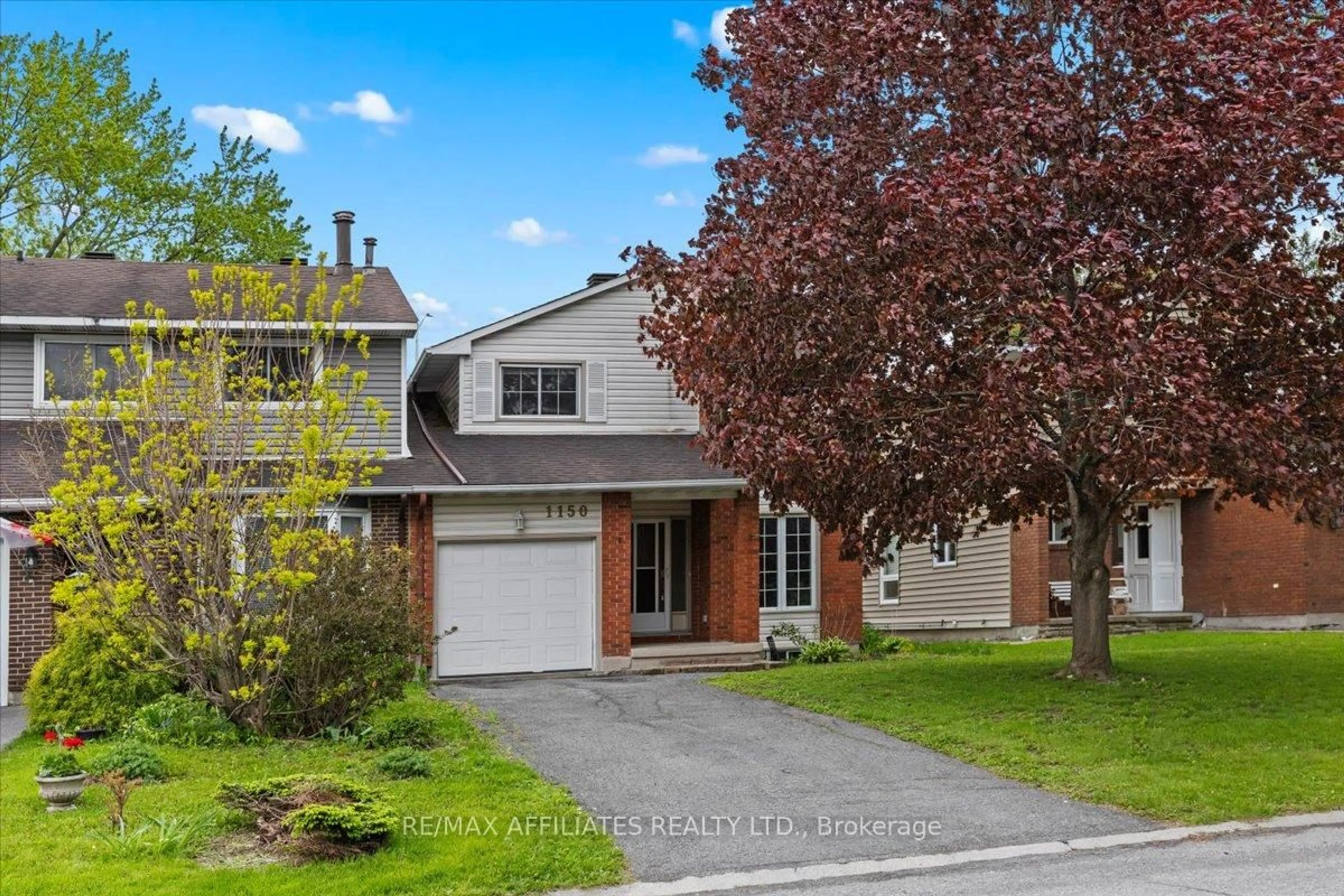 Home with brick exterior material, street for 1150 Ste Agathe Park, Ottawa Ontario K1C 2B5