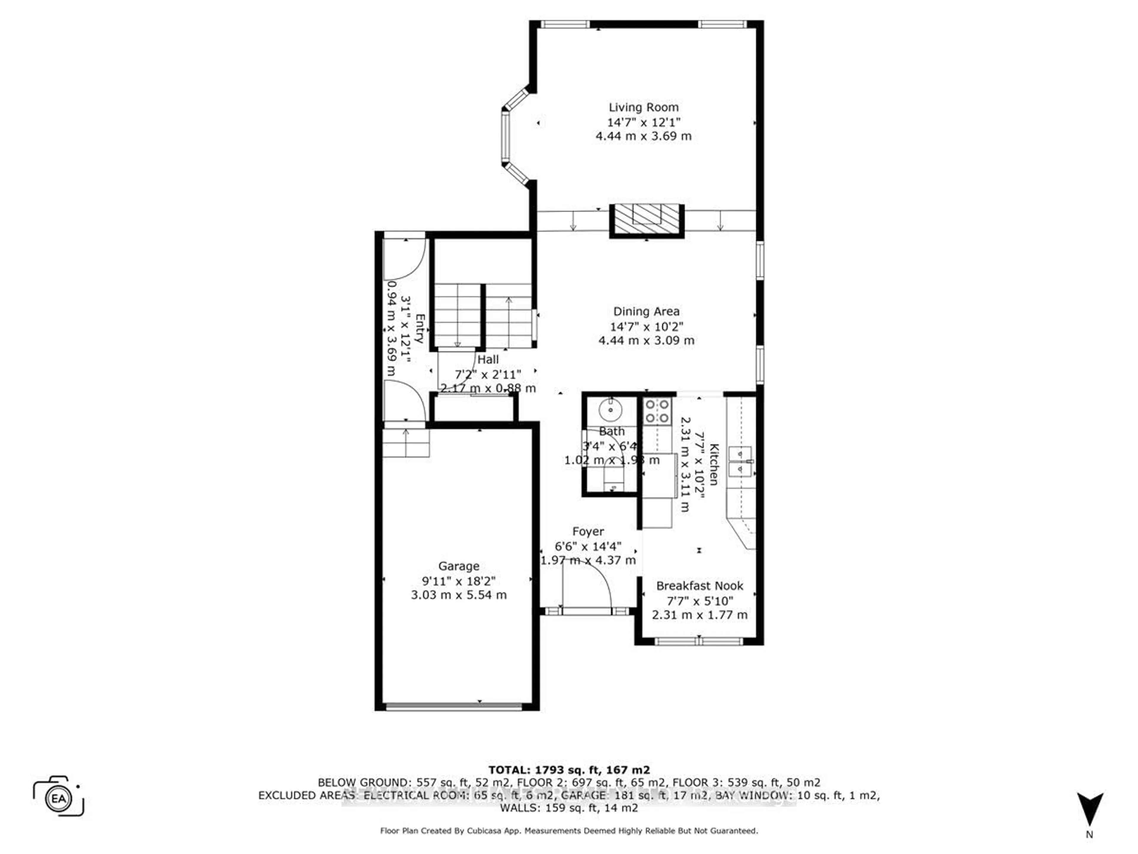 Floor plan for 1150 Ste Agathe Park, Ottawa Ontario K1C 2B5