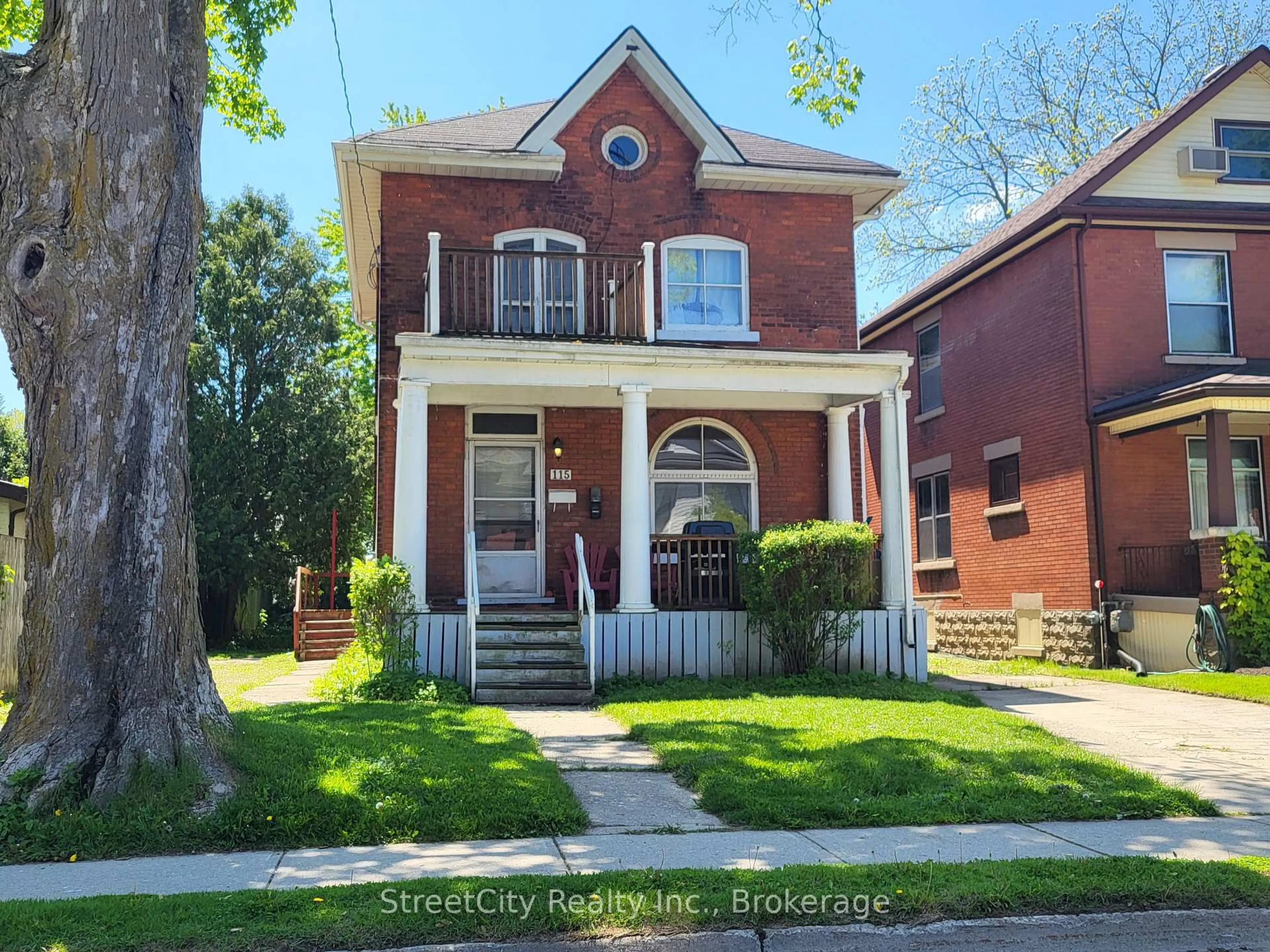 Home with brick exterior material, street for 115 Douro St, Stratford Ontario N5A 3R4