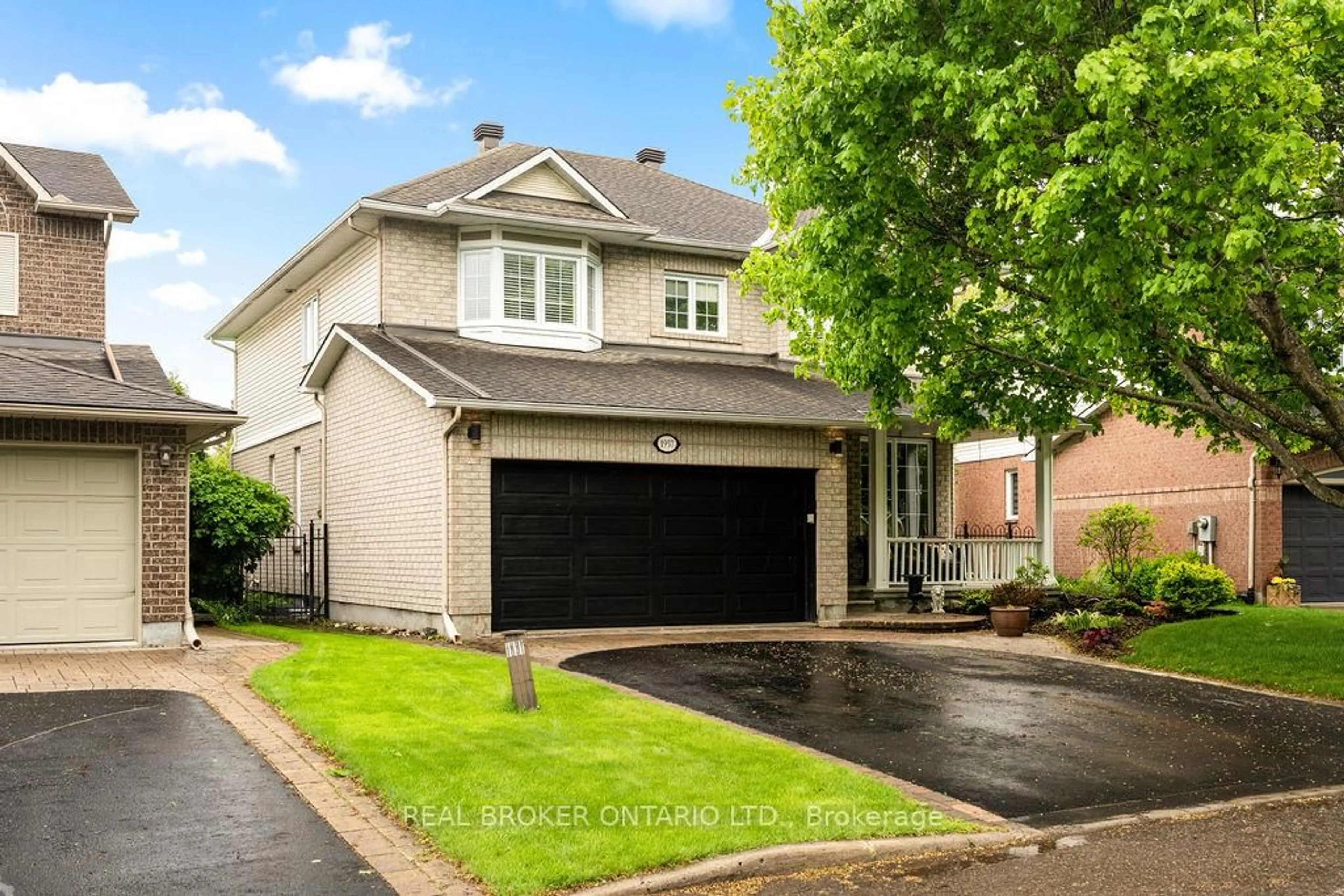 Home with brick exterior material, street for 1957 Montclair Ave, Orleans Ontario K1W 1H9