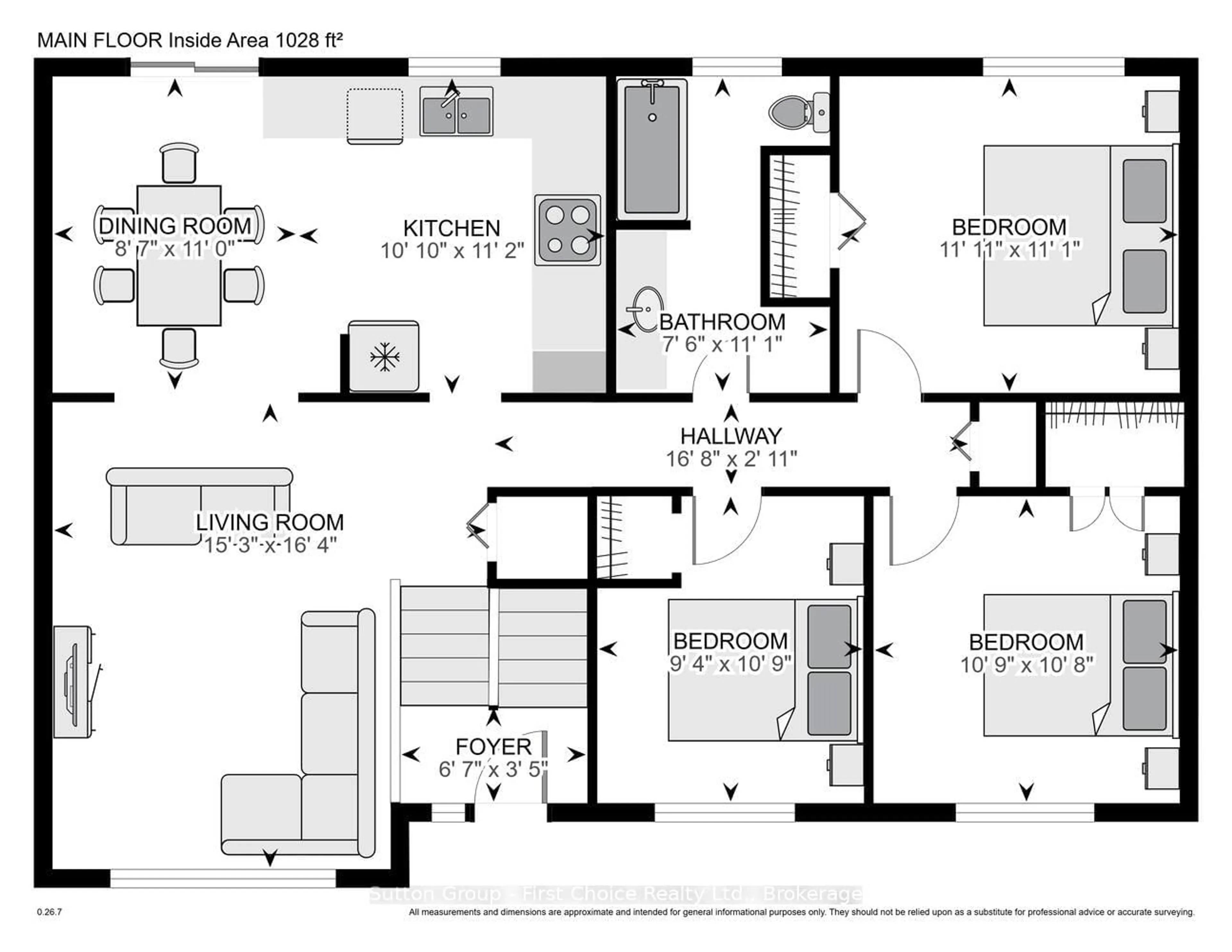 Floor plan for 49 Demille St, Stratford Ontario N4Z 1C5