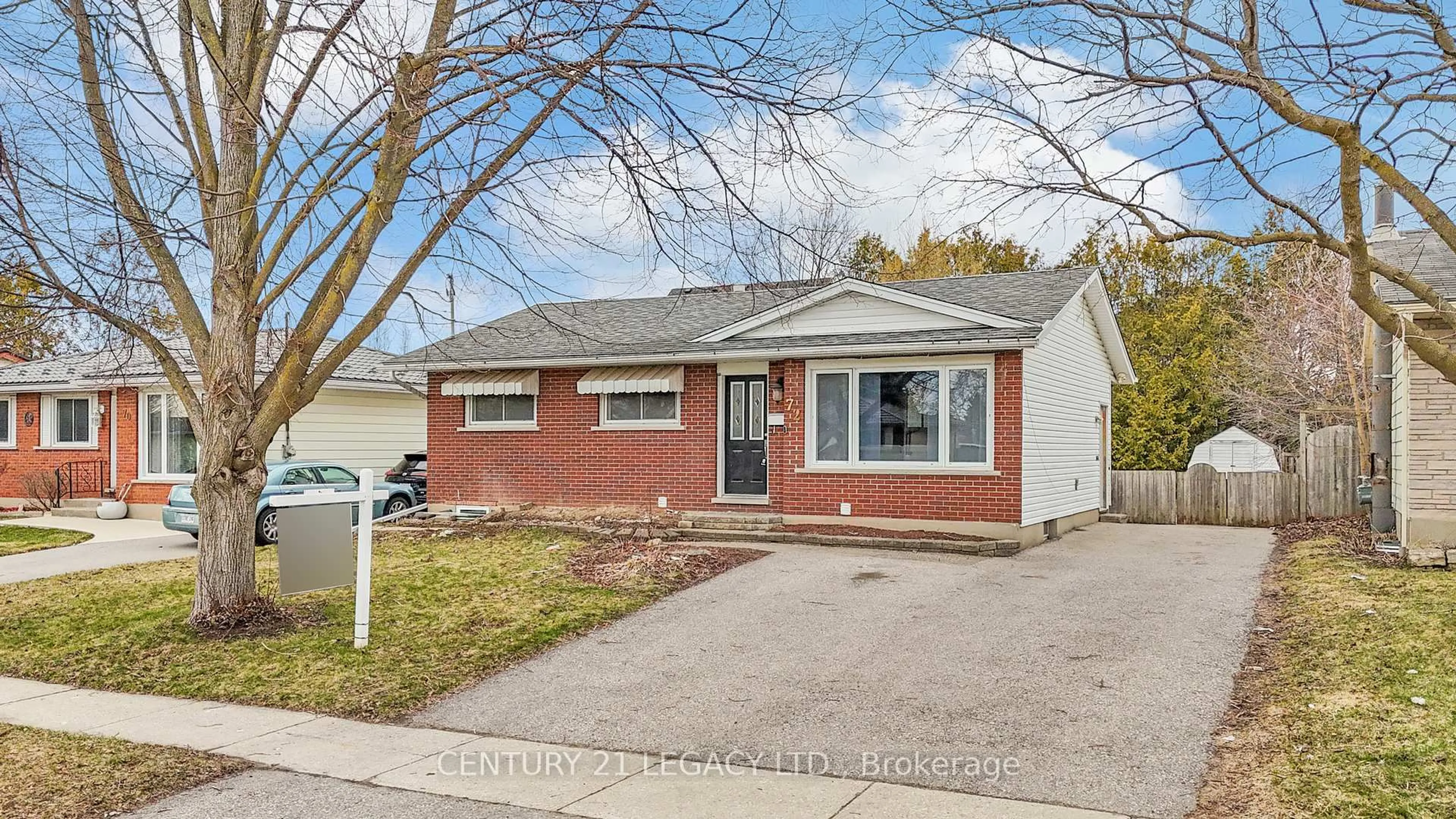 Home with brick exterior material, street for 72 Ferndale Ave, Guelph Ontario N1E 1B5