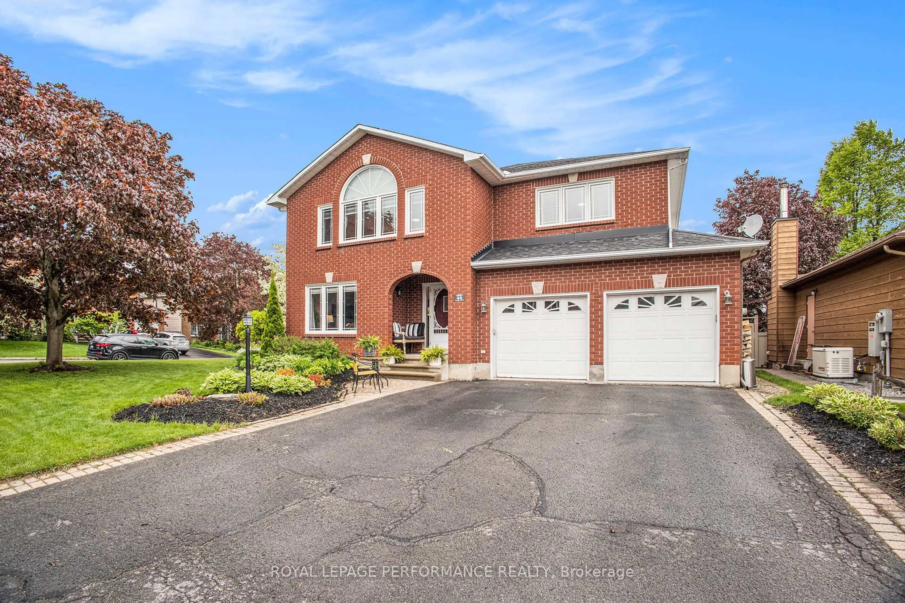 Home with brick exterior material, street for 44 Cherry Dr, Stittsville Ontario K2S 1J4