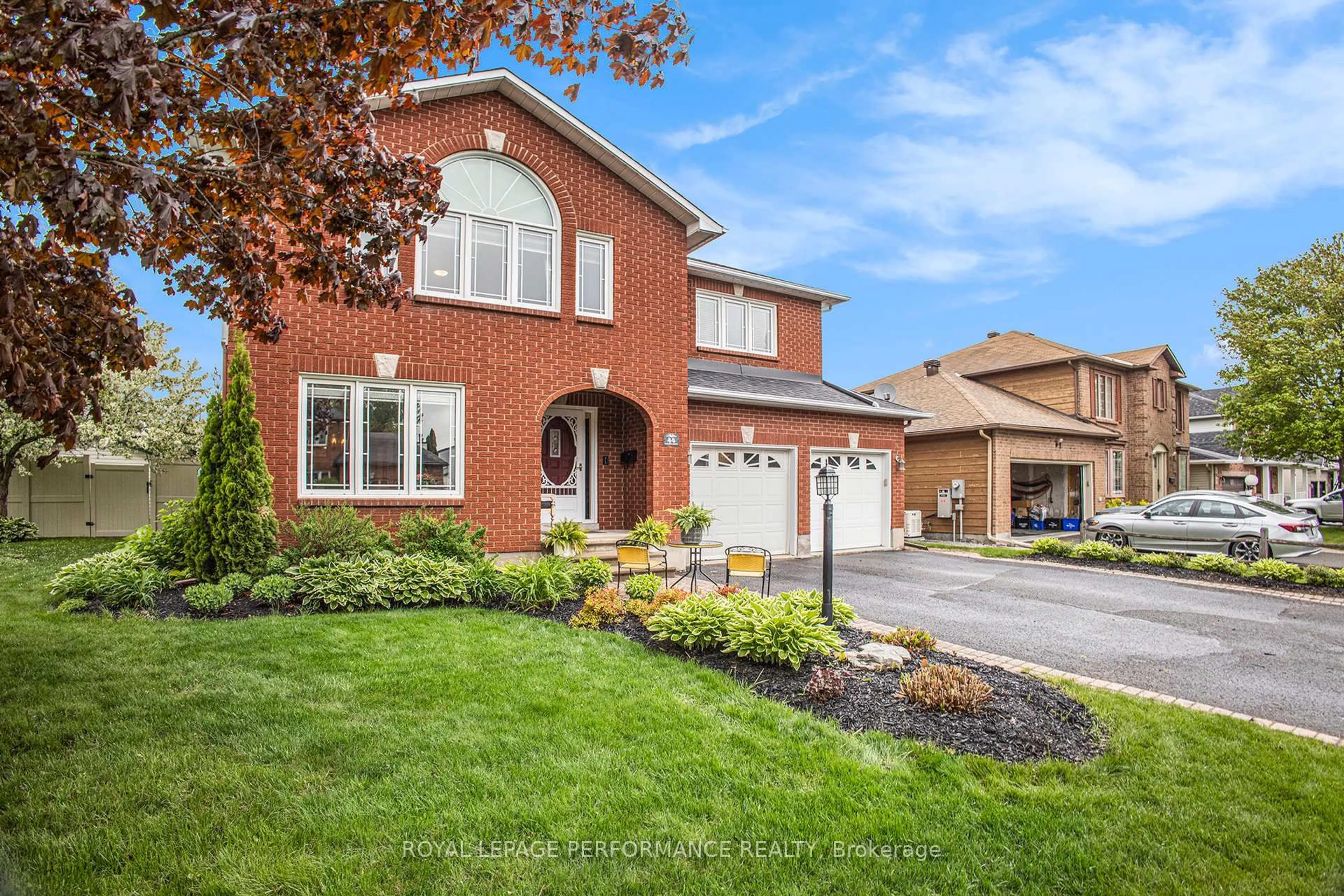 Home with brick exterior material, street for 44 Cherry Dr, Stittsville Ontario K2S 1J4