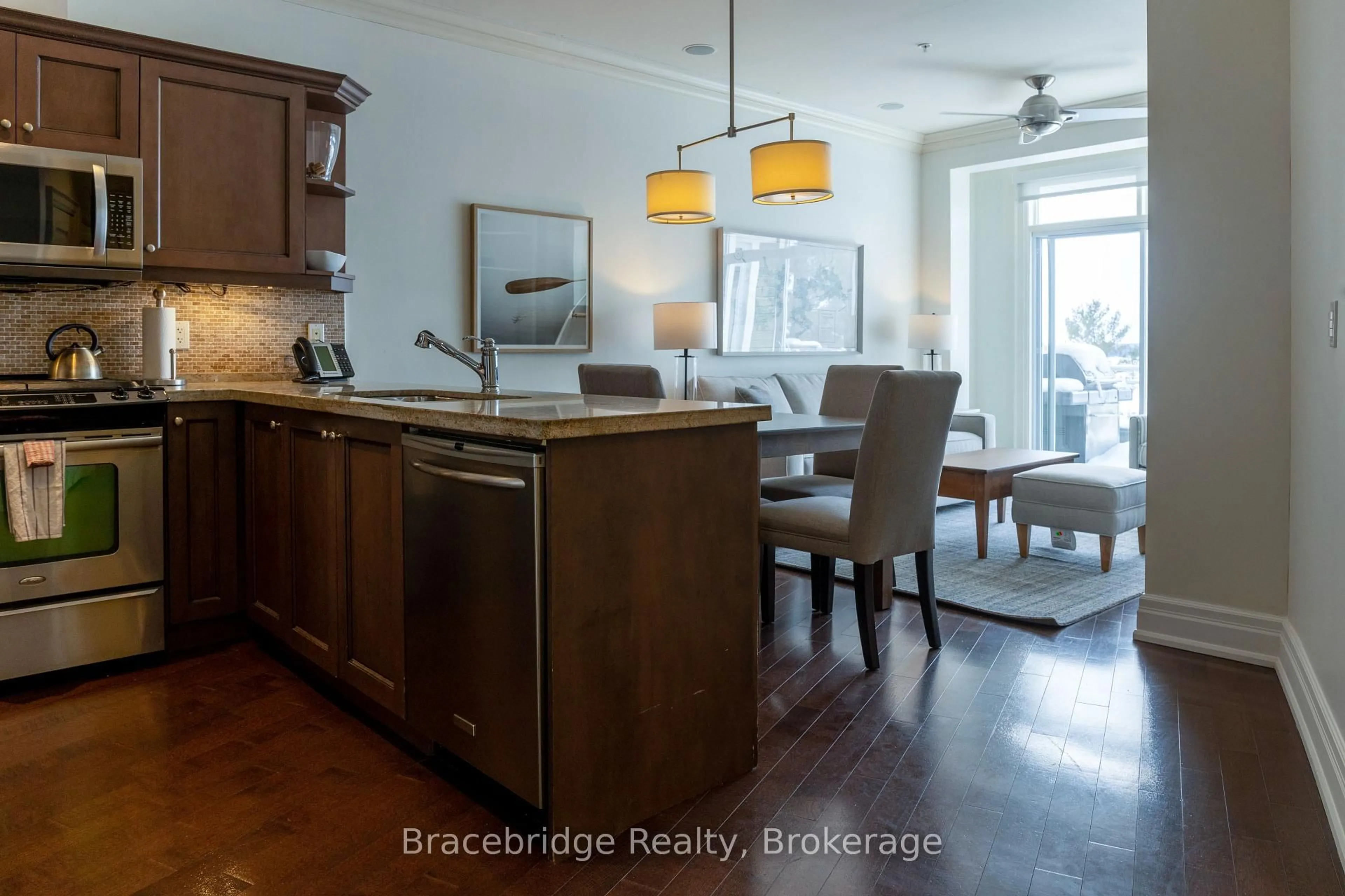 Open concept kitchen, unknown for 1869 Muskoka 118 Rd #E206-D1, Muskoka Lakes Ontario P1L 1W8