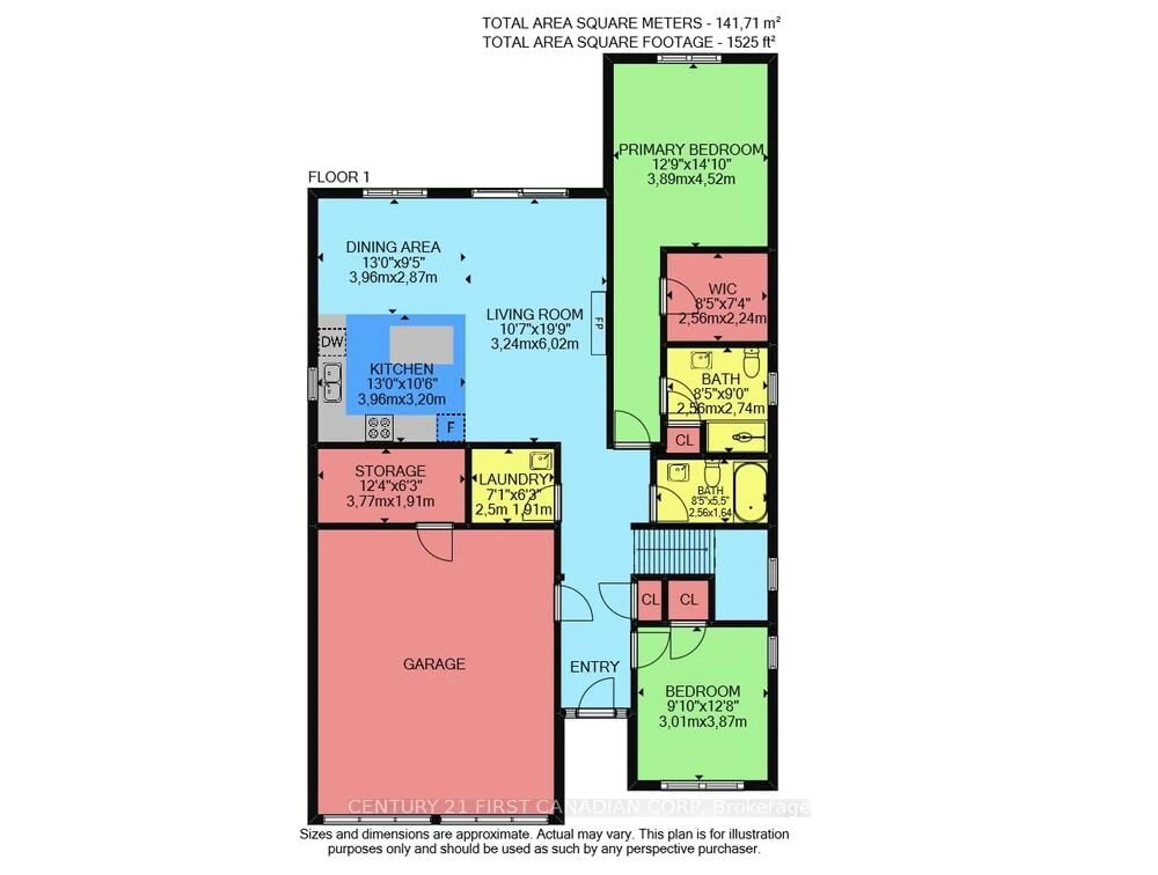 Floor plan for 403 Breakwater Blvd, Central Elgin Ontario N5L 0B5