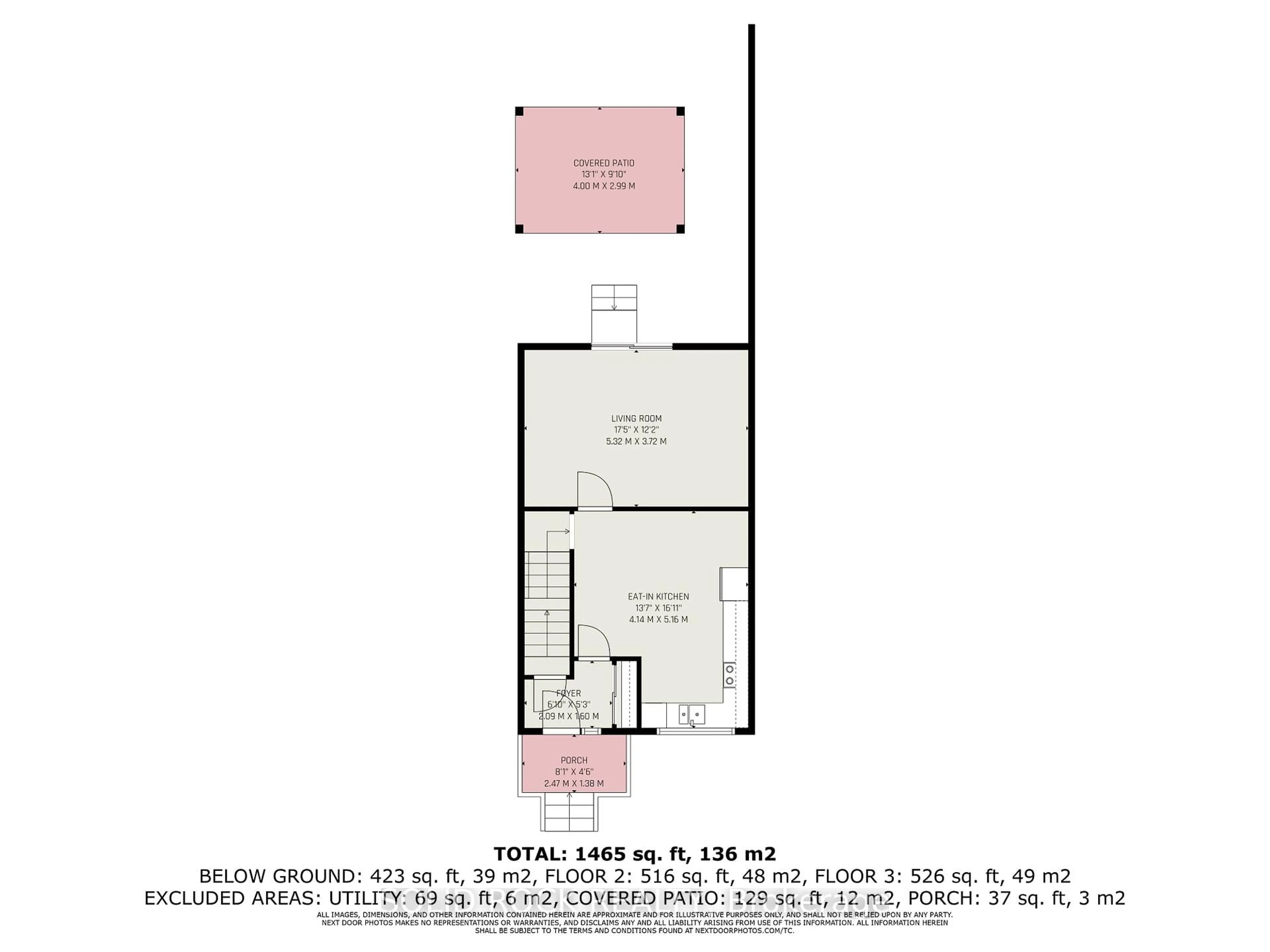 Floor plan for 1432 Leigh Cres, Gloucester Ontario K1J 8E4