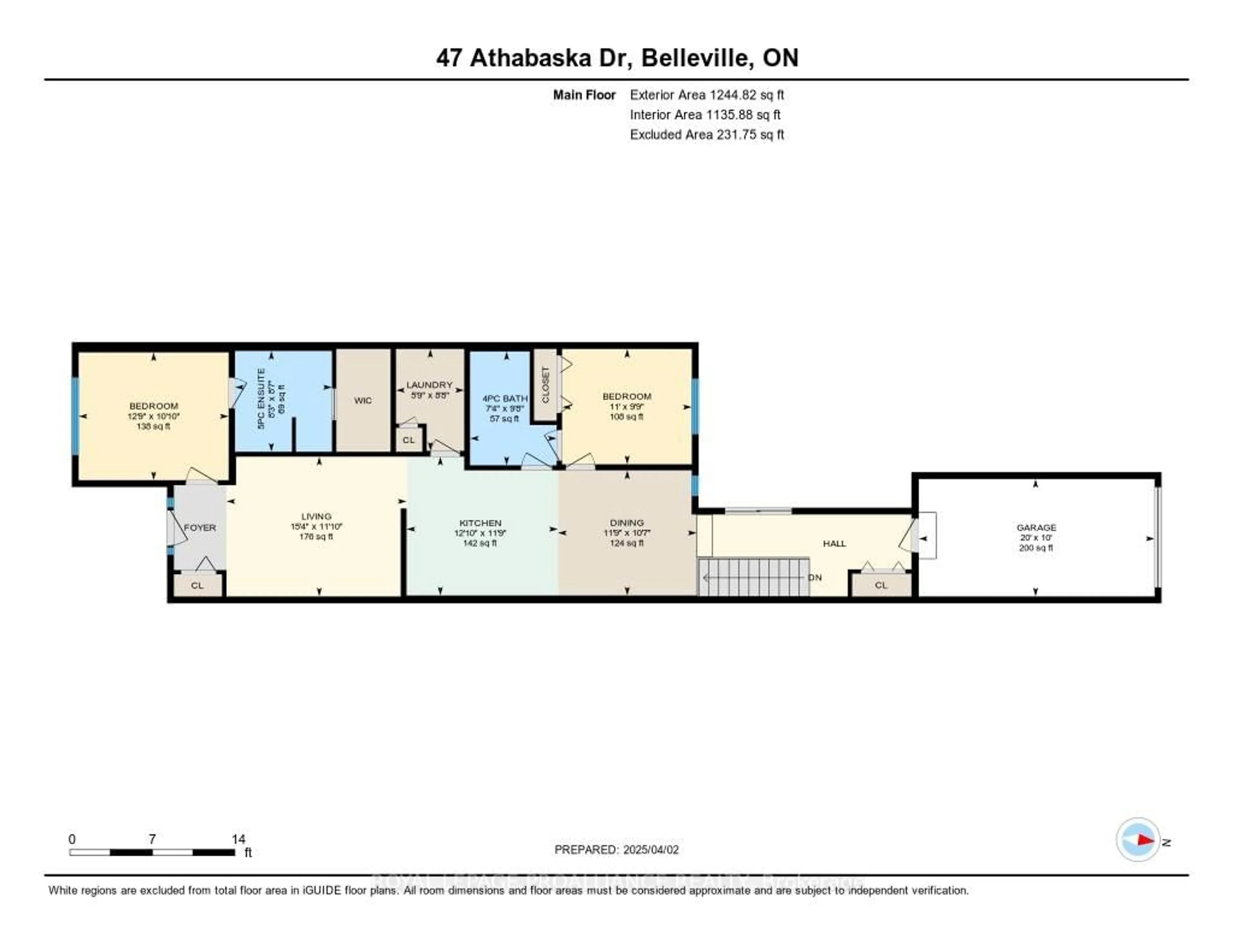 Floor plan for 47 Athabaska Dr, Belleville Ontario K8N 0T1