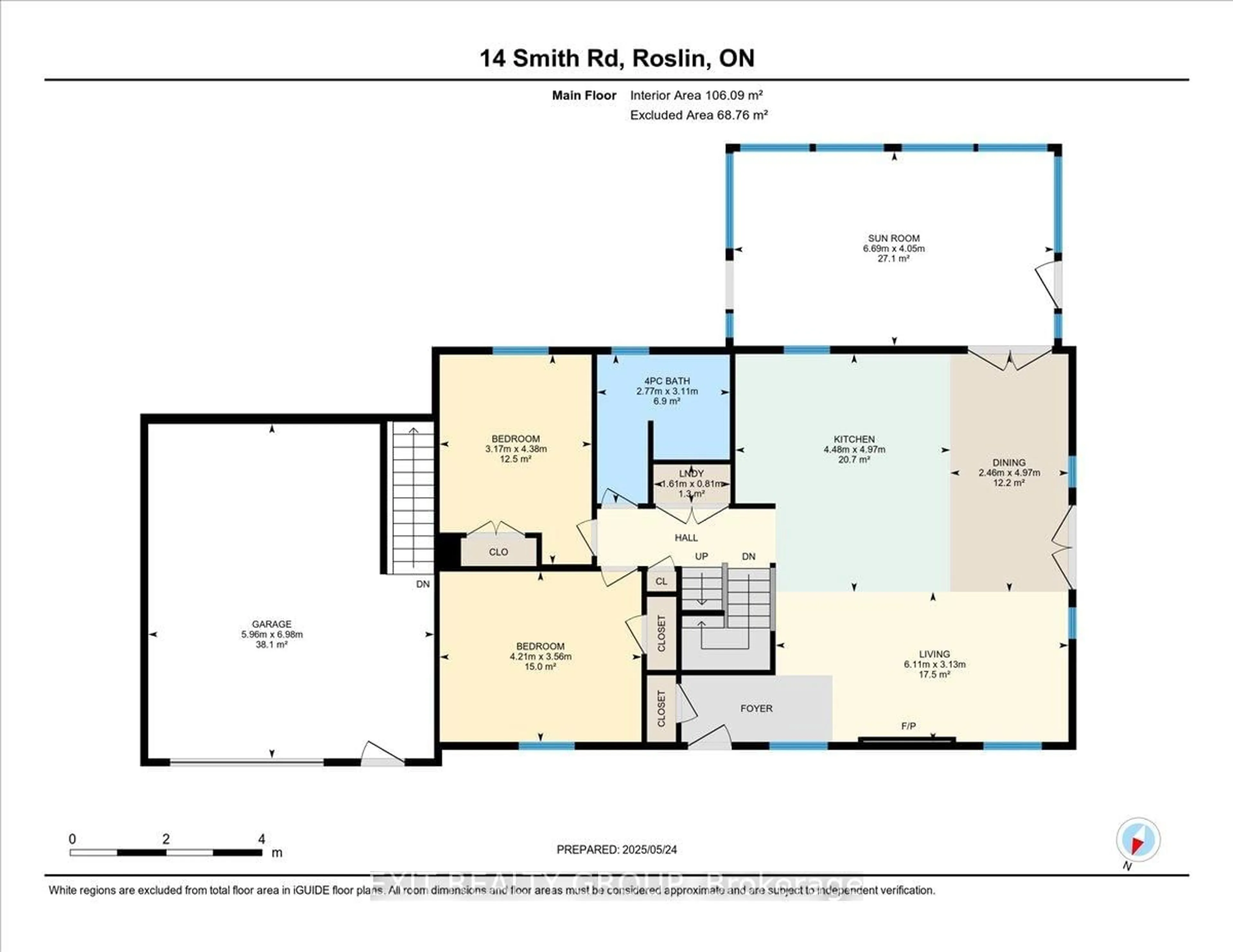 Floor plan for 14 Smith Rd, Belleville Ontario K0K 2Y0