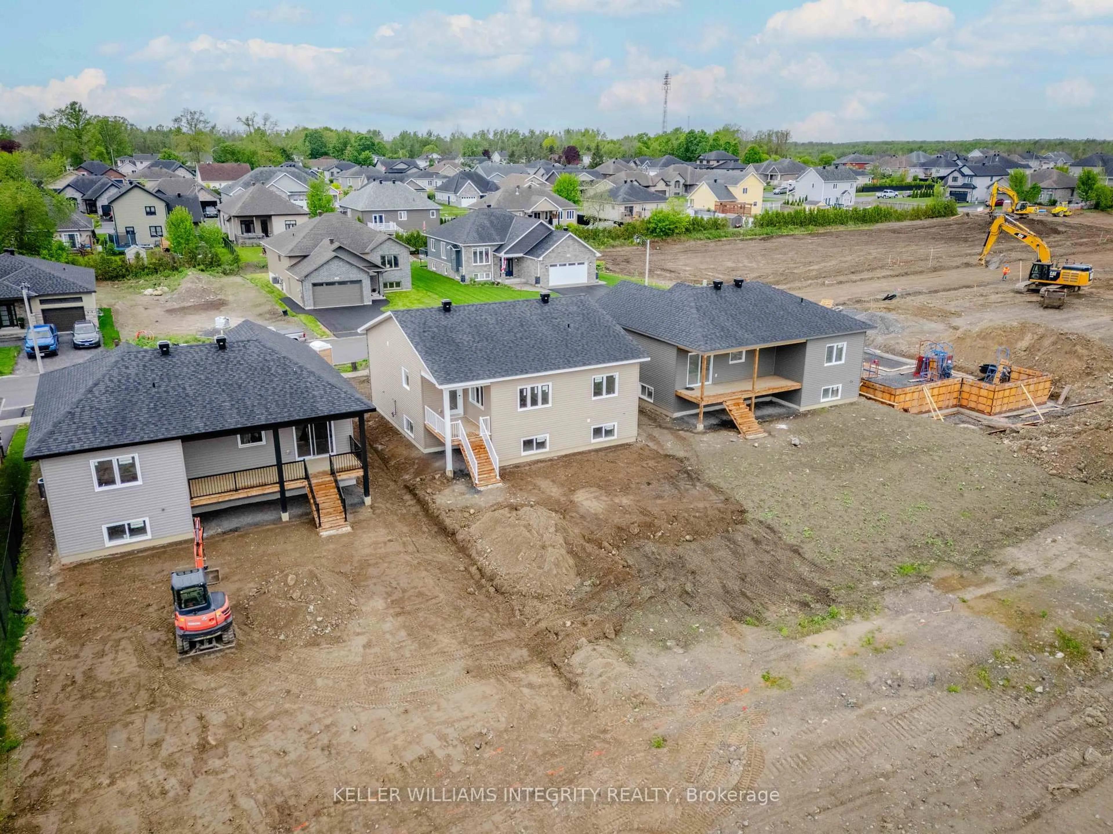A pic from outside/outdoor area/front of a property/back of a property/a pic from drone, building for 63 Forrester Way, South Stormont Ontario K0C 1P0