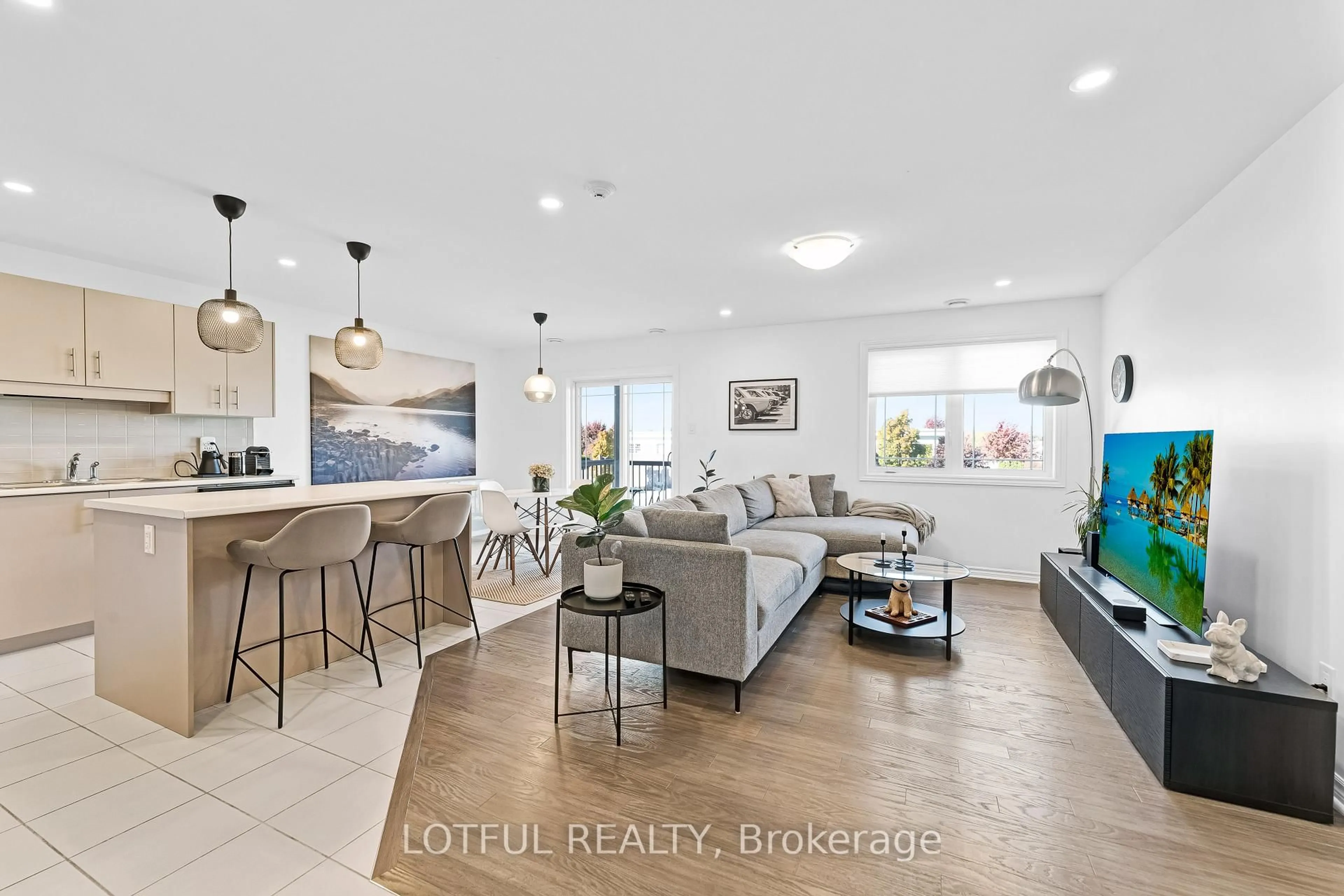 Open concept kitchen, unknown for 365 Tribeca Pvt Private #8, Ottawa Ontario K2J 6B4