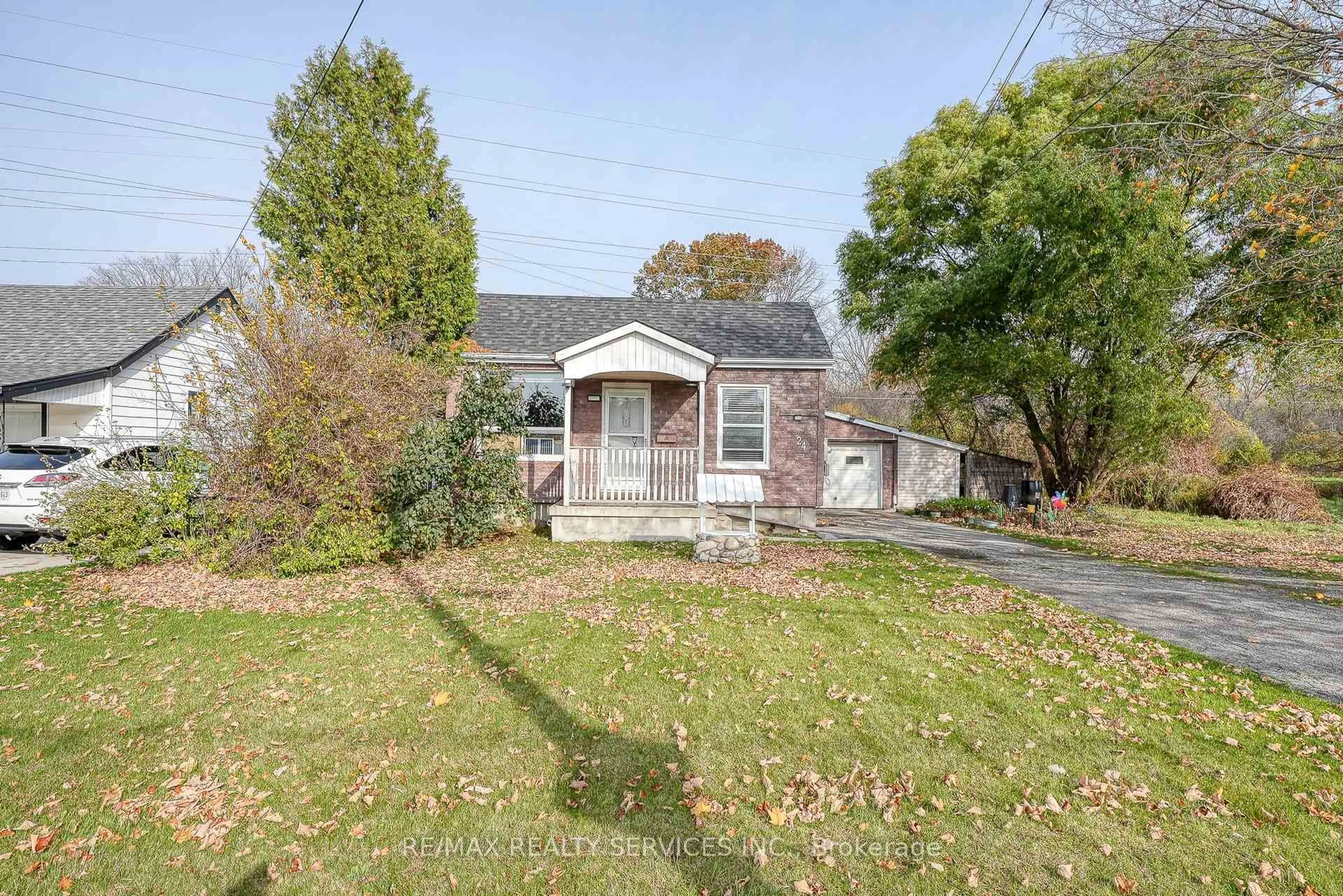 A pic from outside/outdoor area/front of a property/back of a property/a pic from drone, street for 24 Norlan Ave, London East Ontario N5W 5P1
