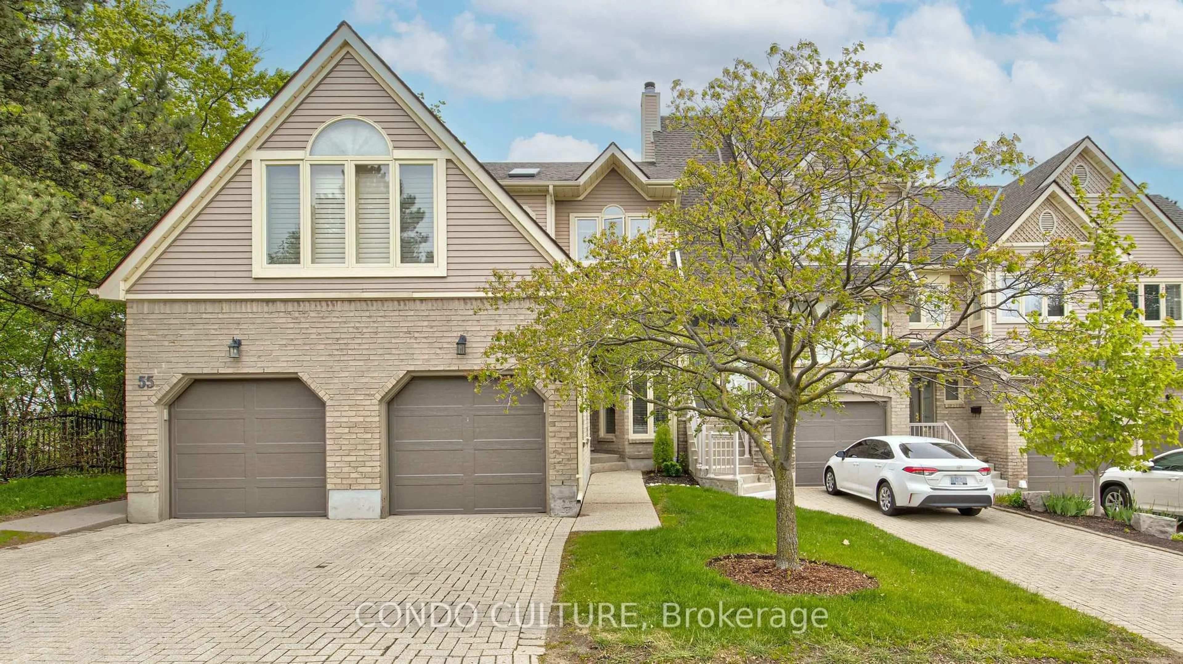 Home with brick exterior material, street for 225 Benjamin Rd #56, Waterloo Ontario N2V 1Z3