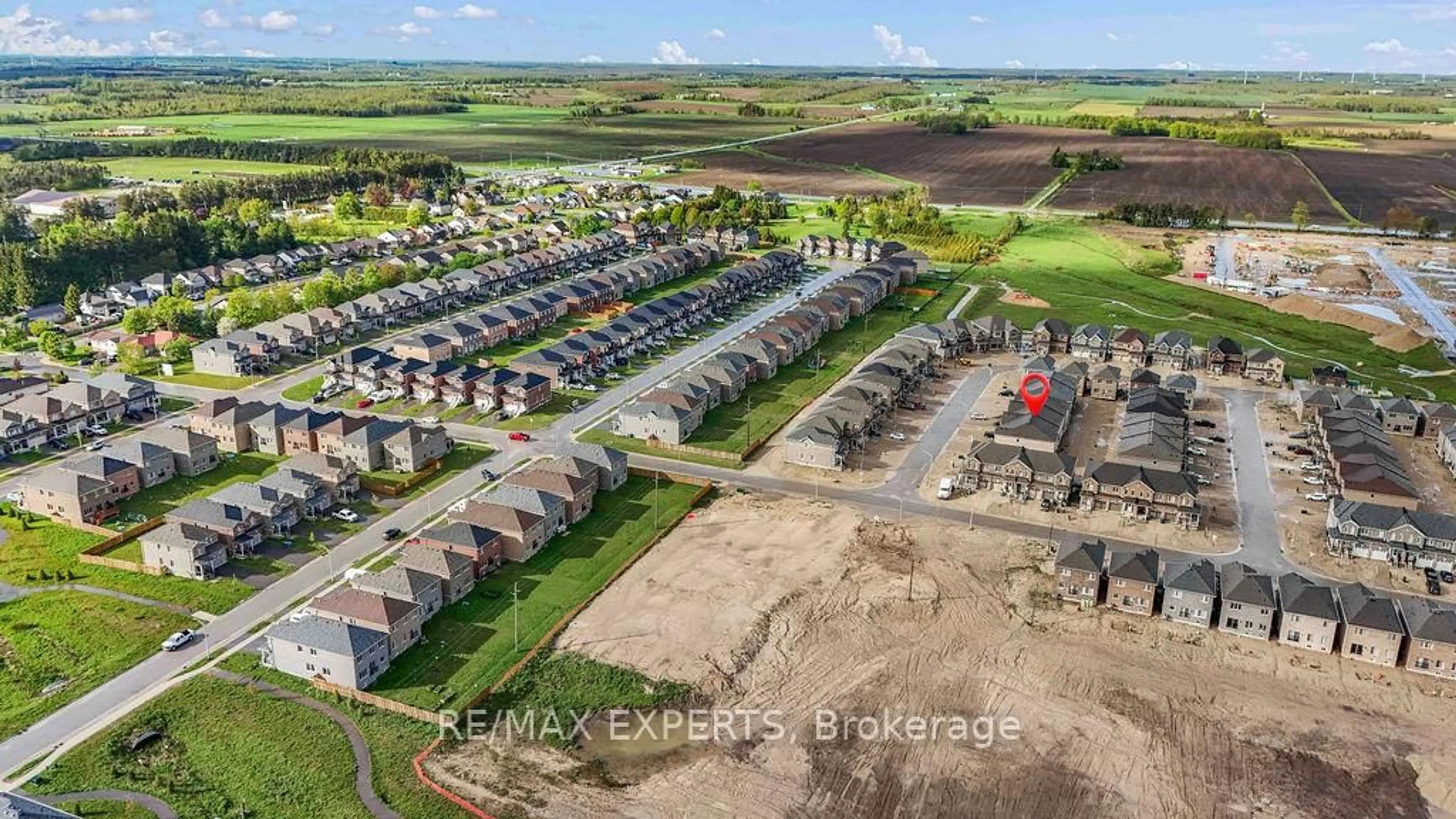 A pic from outside/outdoor area/front of a property/back of a property/a pic from drone, street for 403 Van Dusen Ave, Southgate Ontario N0C 1B0