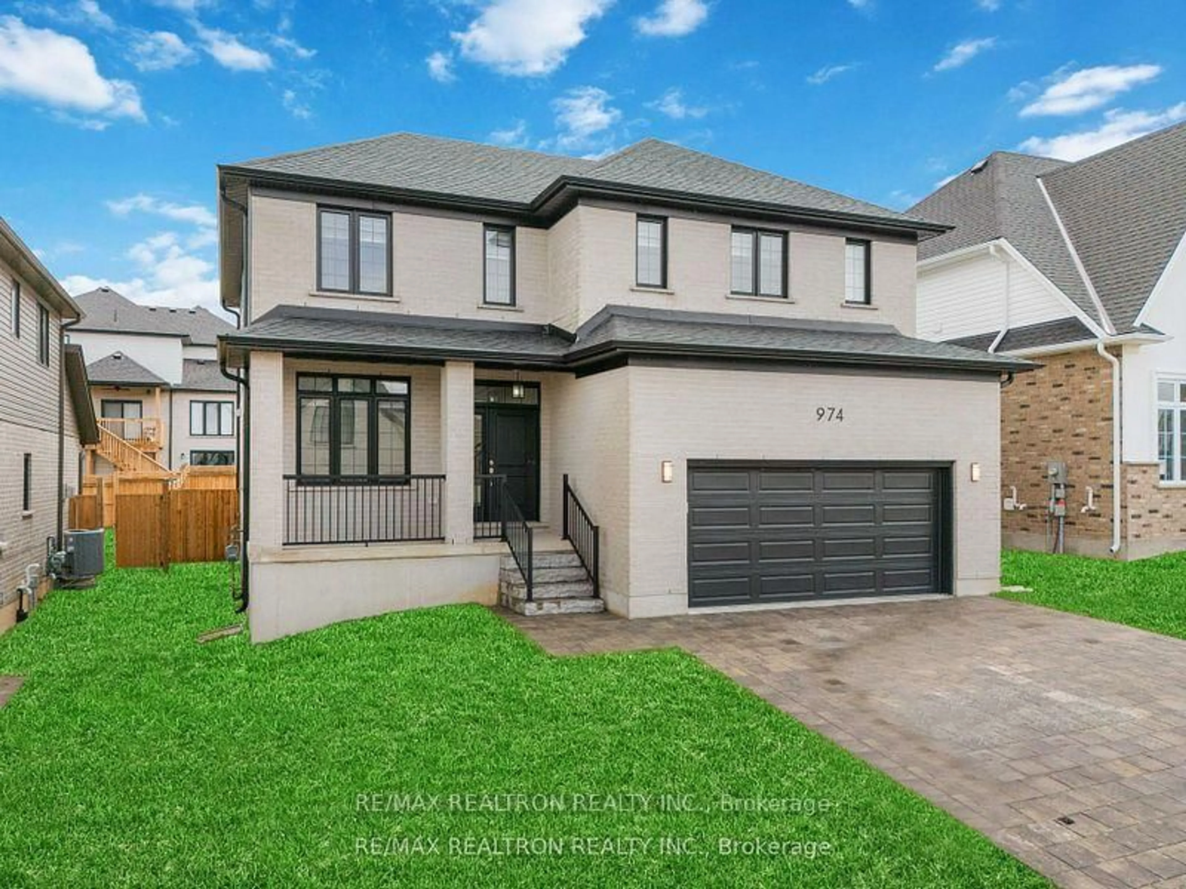 Home with brick exterior material, street for 974 Riverbend Rd, London South Ontario N6K 0J3