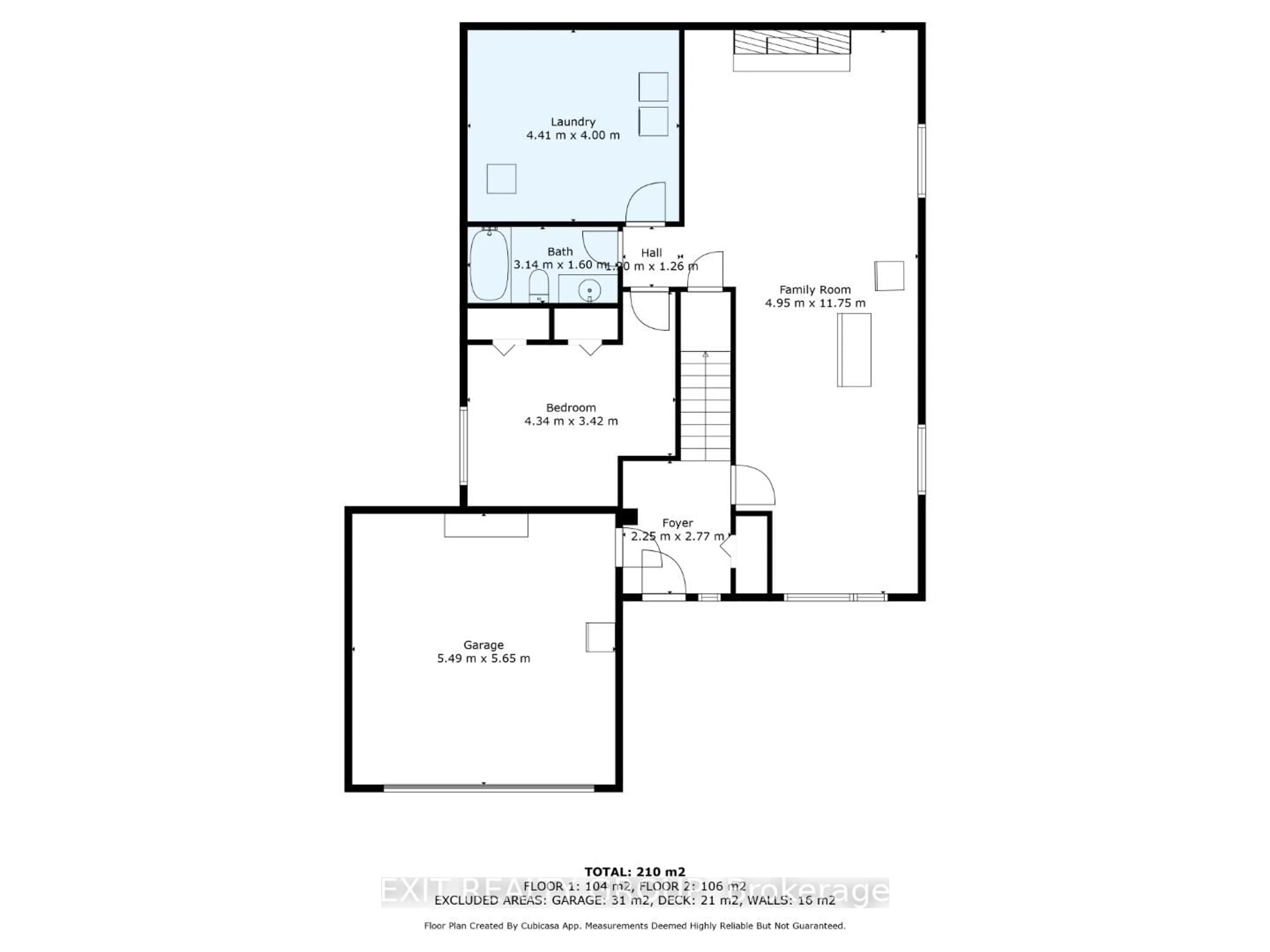 Floor plan for 37 Caleb Cres, Hastings Ontario K0K 2C0