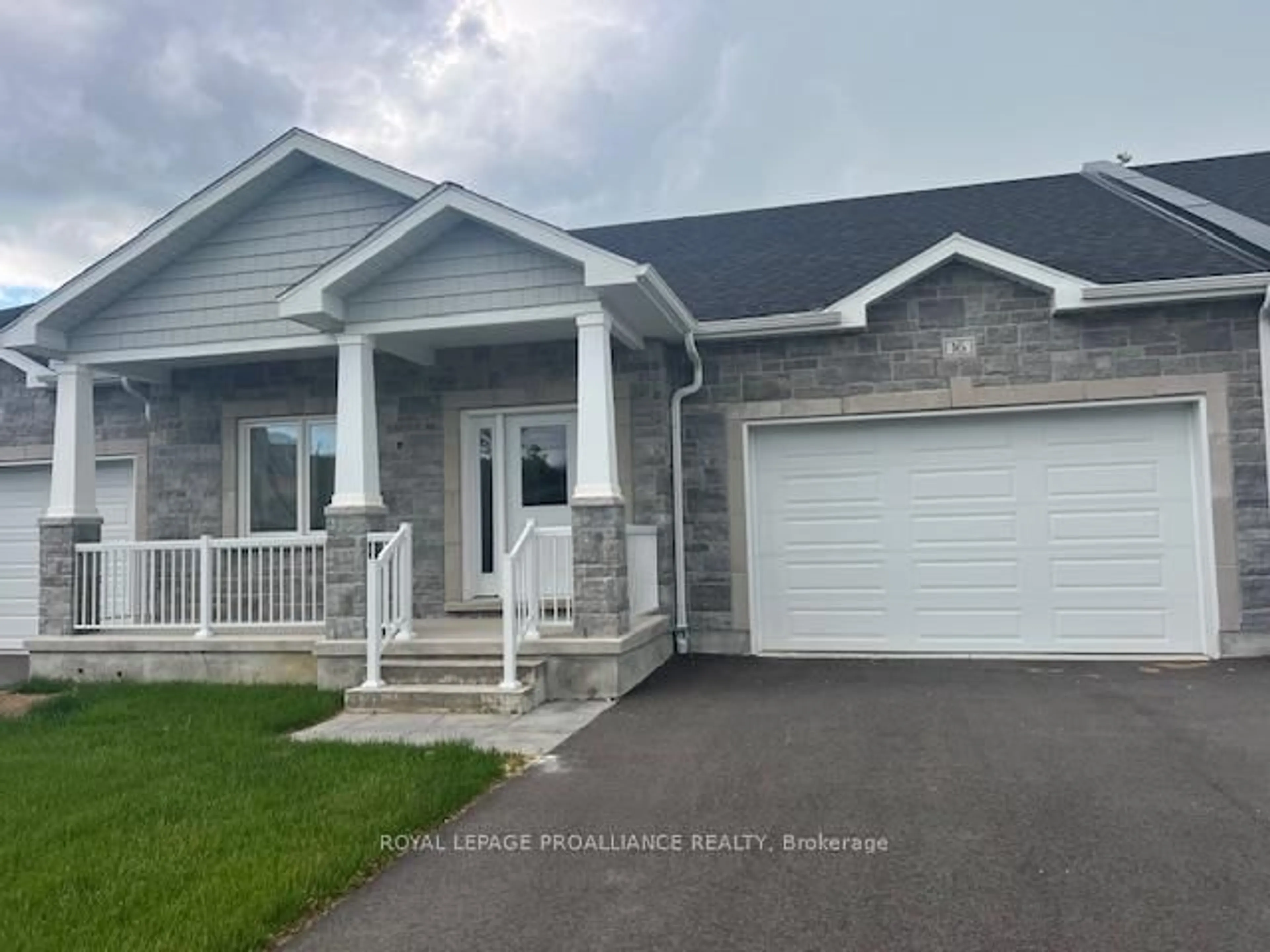 Home with vinyl exterior material, street for 16 Douglas Marshall Cres, Brockville Ontario K6V 0E7