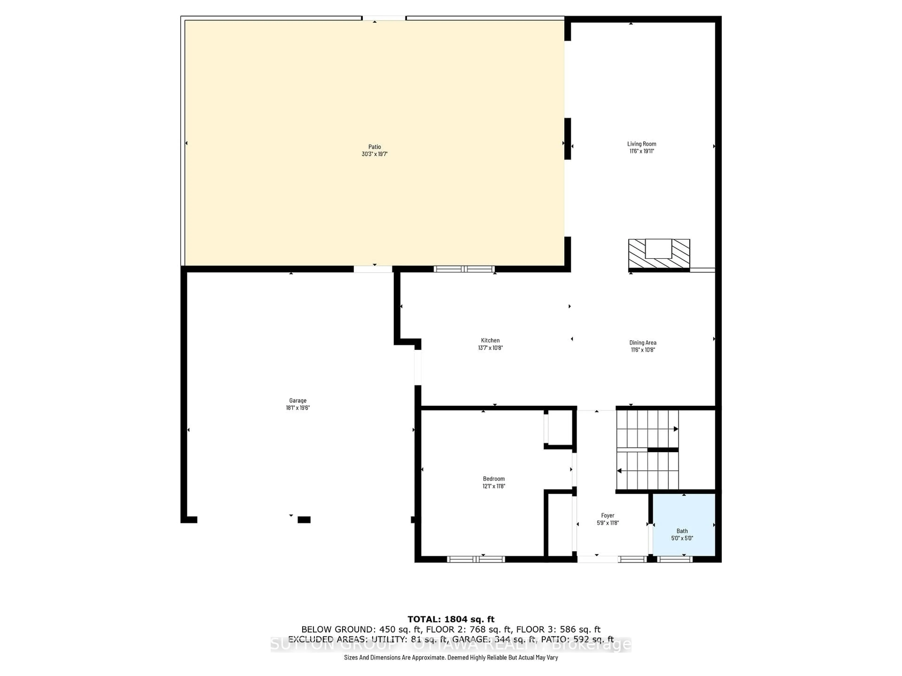 Floor plan for 35 Jackson Crt, Ottawa Ontario K2K 1B6