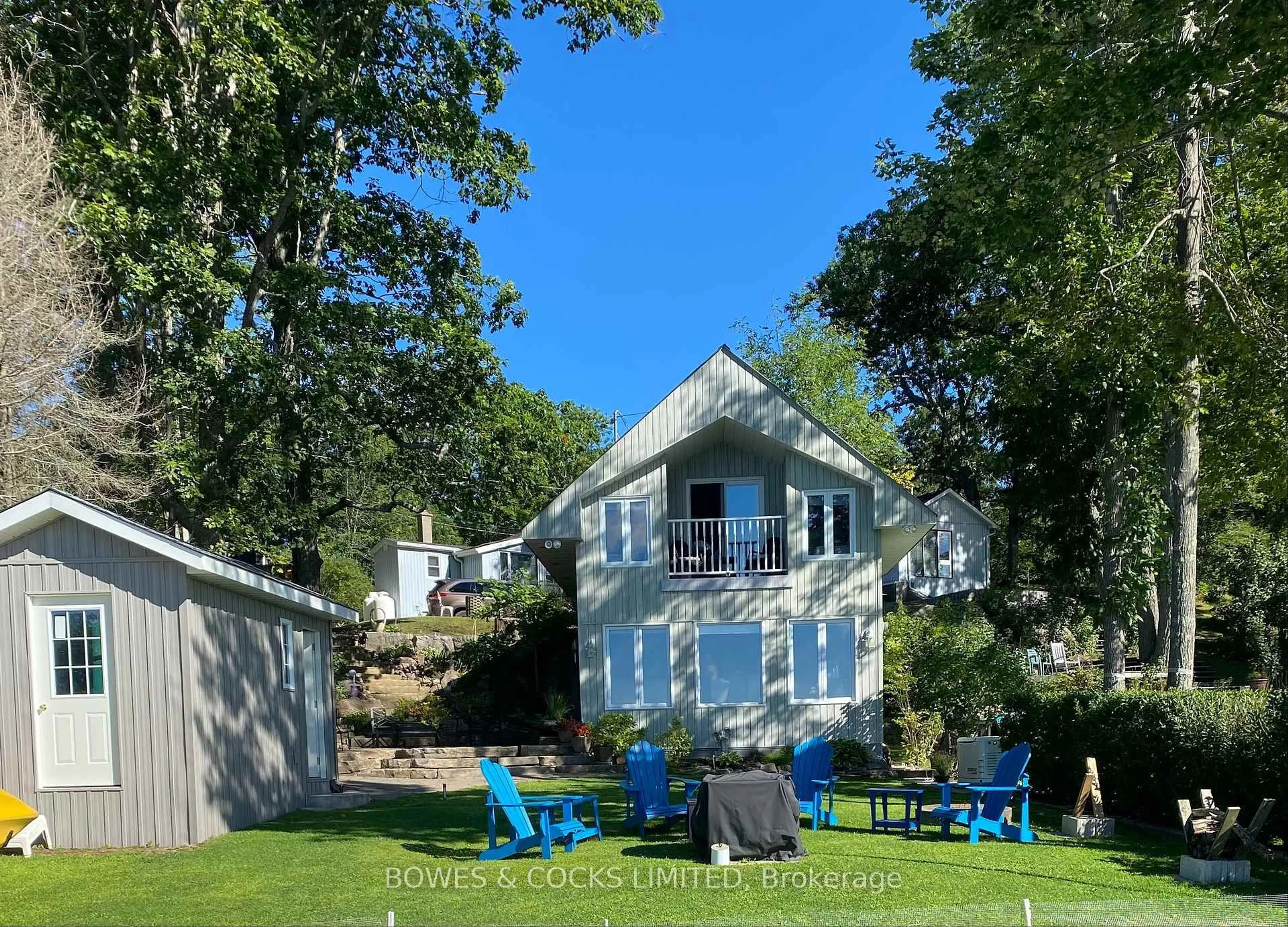 A pic from outside/outdoor area/front of a property/back of a property/a pic from drone, street for 31 Fire Route 28 N/A, North Kawartha Ontario K0L 2H0