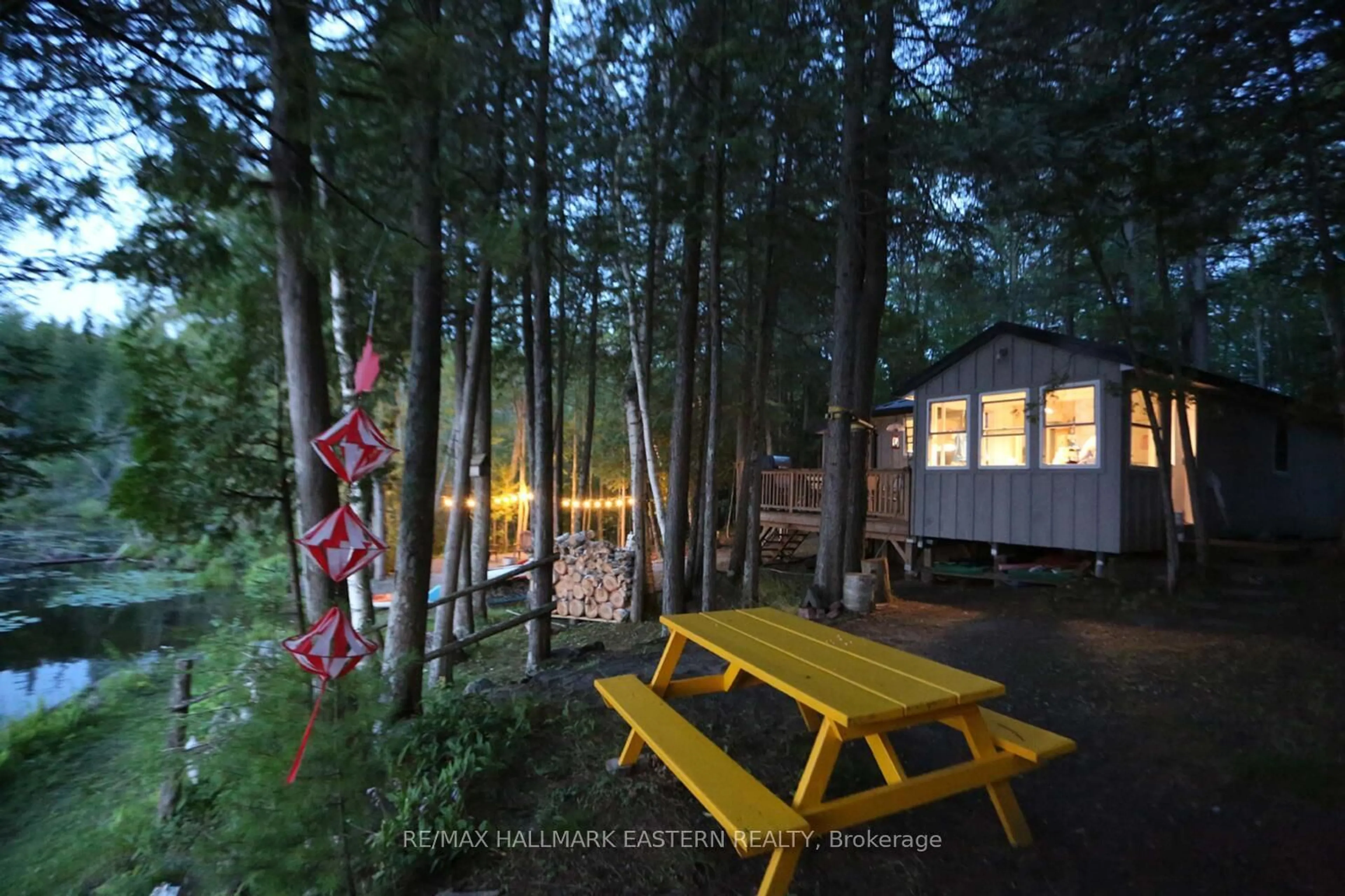 Patio, forest/trees view for 32 Fire Route 15B, Havelock-Belmont-Methuen Ontario K0L 1Z0