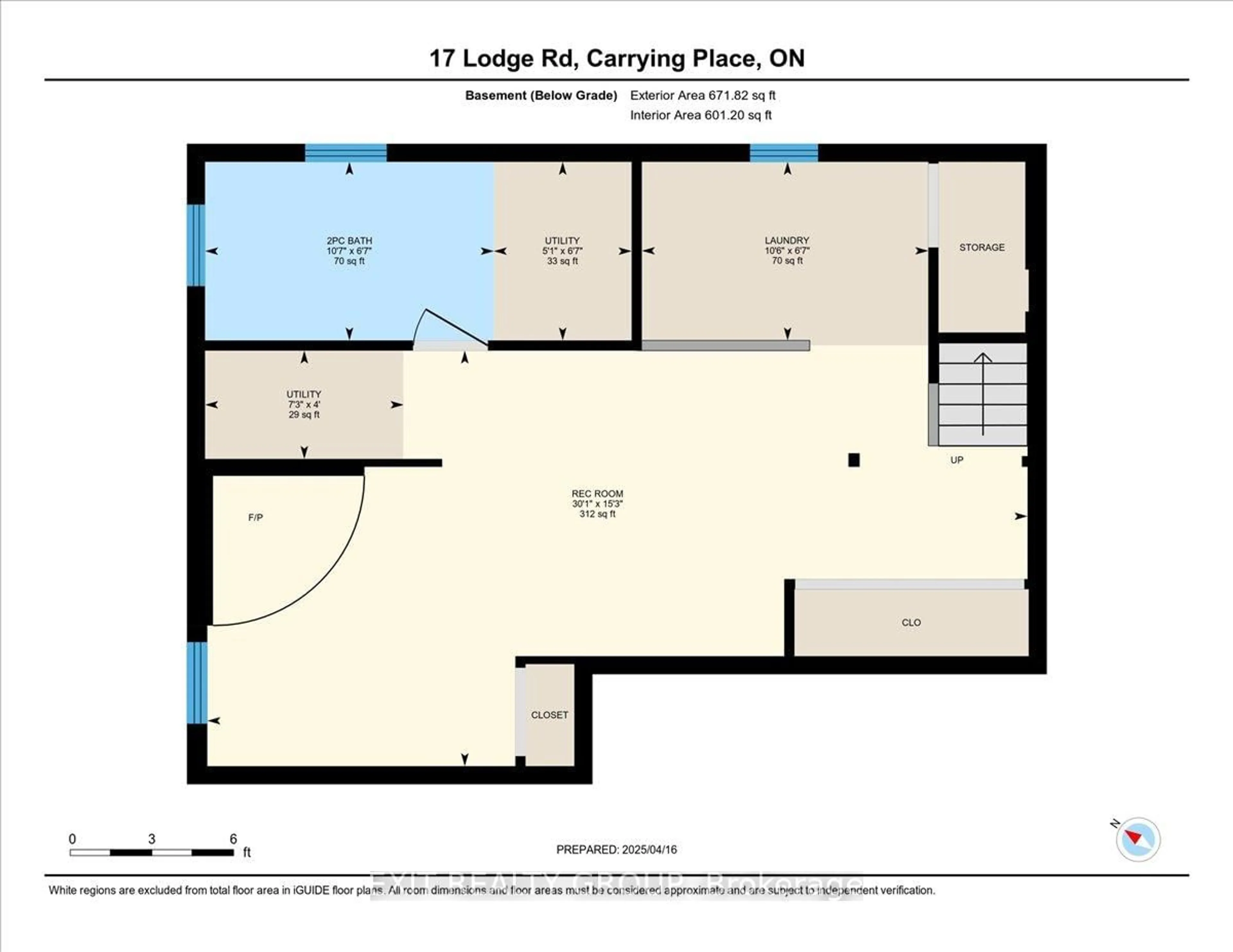 Floor plan for 17 Lodge Rd, Quinte West Ontario K0K 1L0