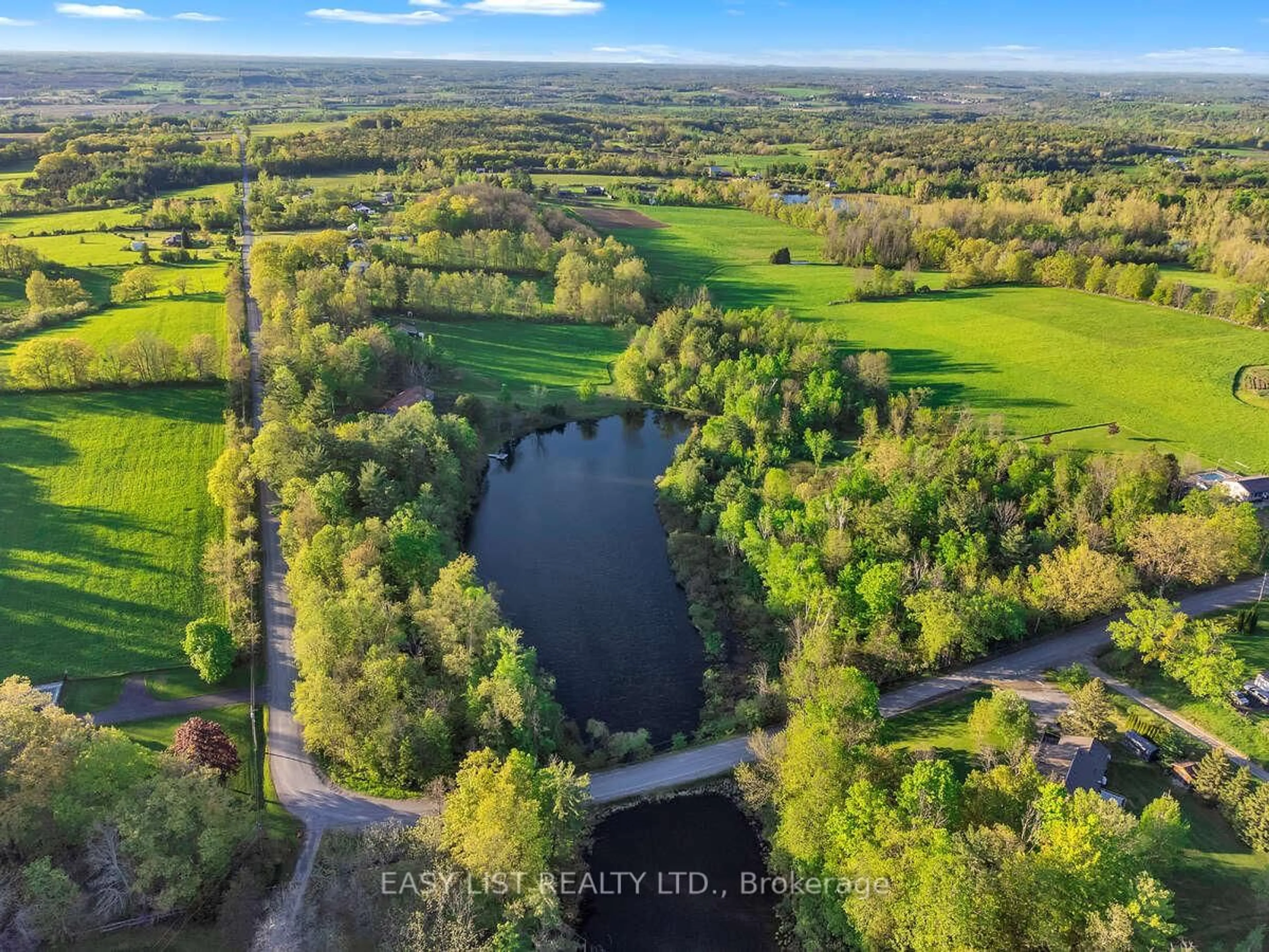 A pic from outside/outdoor area/front of a property/back of a property/a pic from drone, water/lake/river/ocean view for 684 Gallivan Rd, Stirling Ontario K0K 3E0