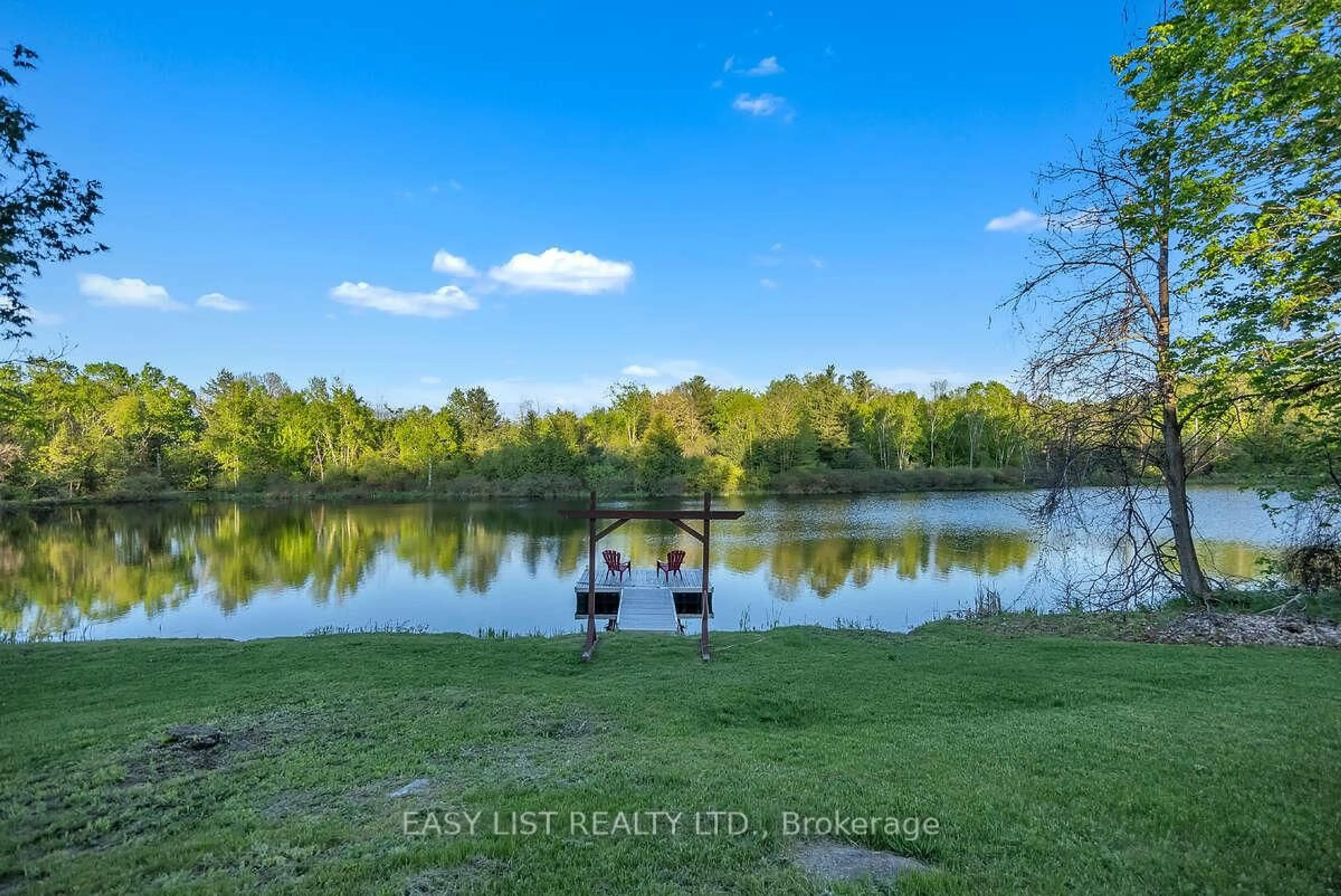 A pic from outside/outdoor area/front of a property/back of a property/a pic from drone, water/lake/river/ocean view for 684 Gallivan Rd, Stirling Ontario K0K 3E0