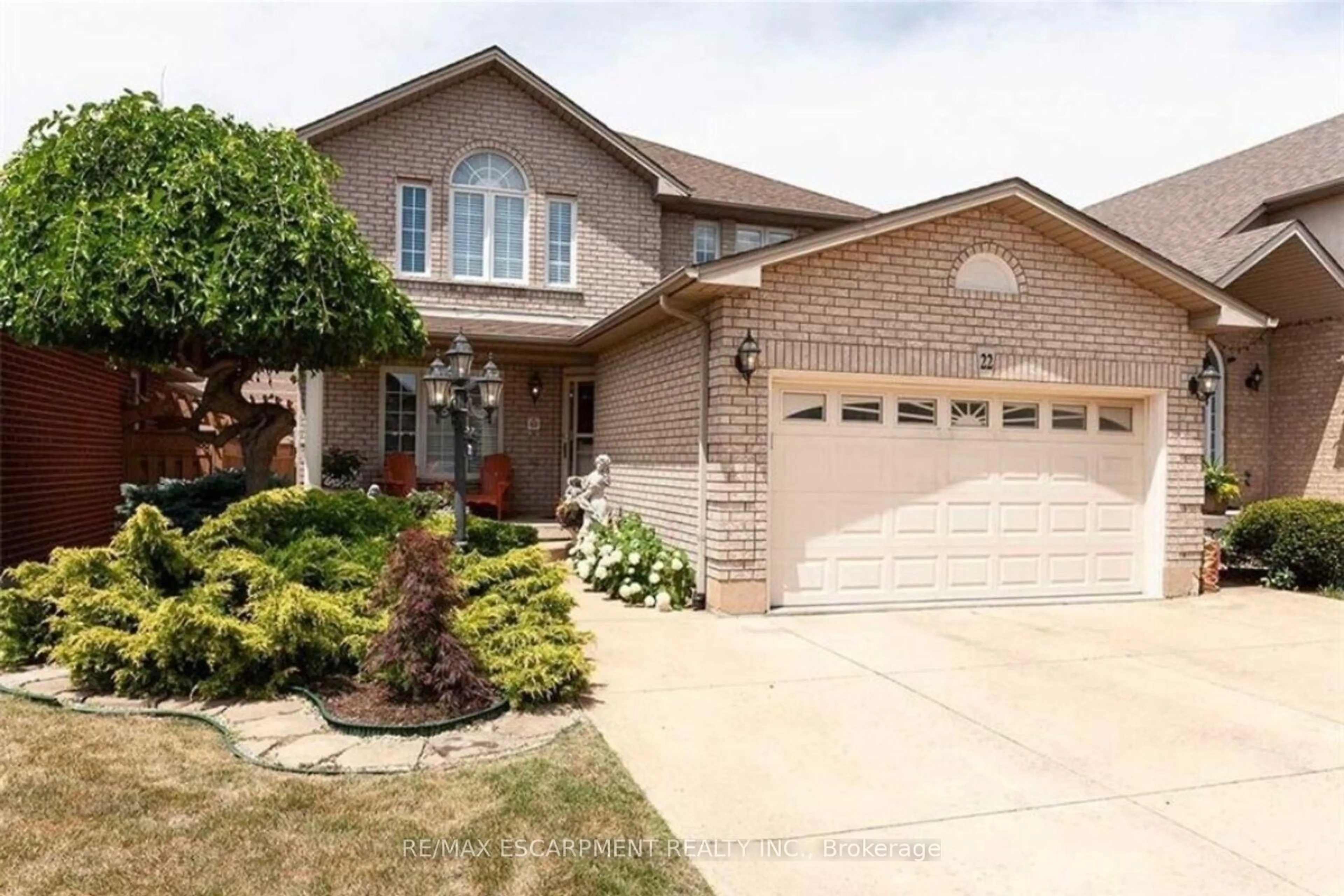 Home with brick exterior material, street for 22 Timothy Pl, Hamilton Ontario L9A 5K3