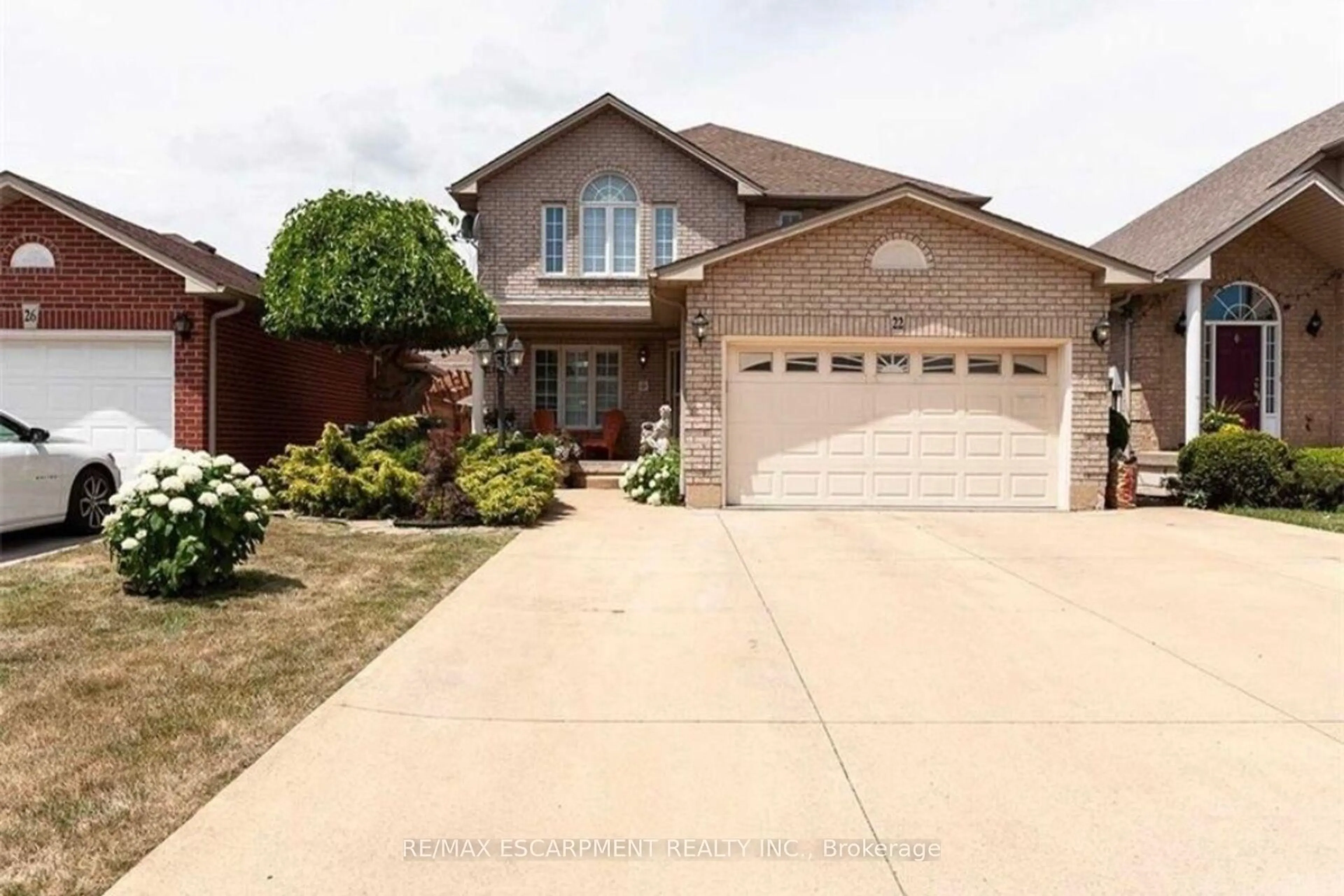 Home with brick exterior material, street for 22 Timothy Pl, Hamilton Ontario L9A 5K3