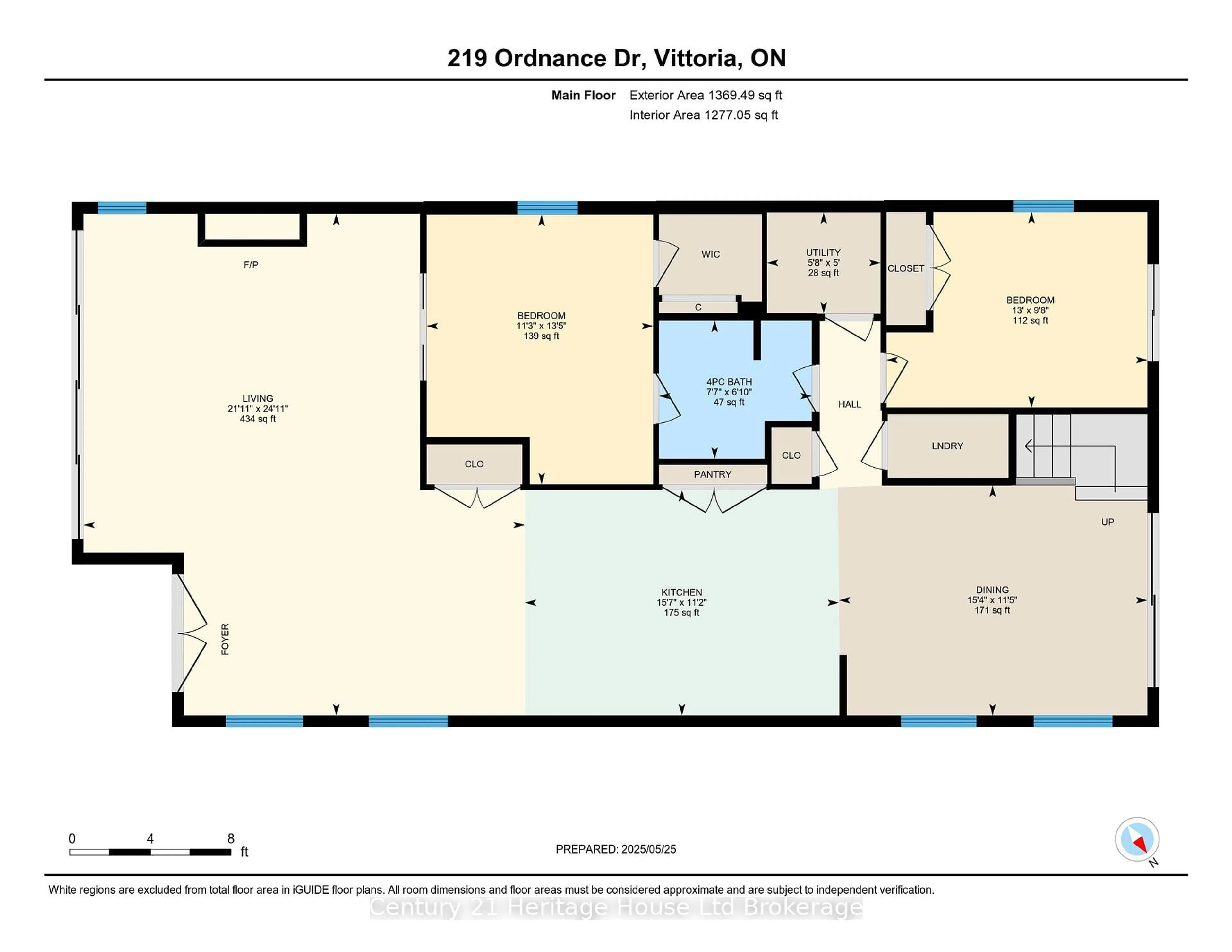 Floor plan for 219 Ordnance Ave, Norfolk Ontario N0E 1T0